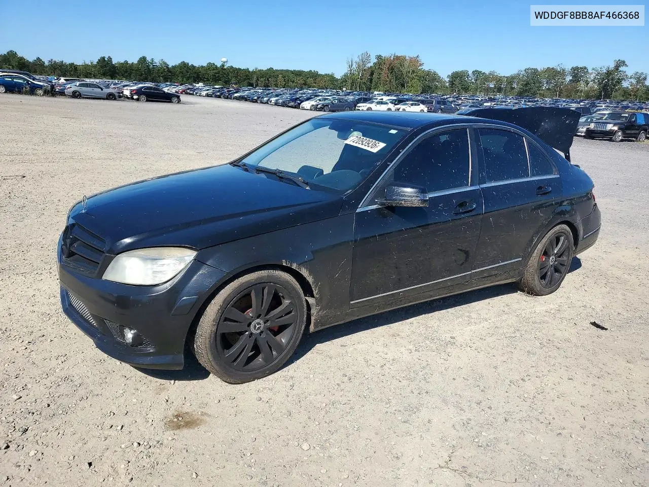 MERCEDES C-KLASSE 2010, VIN WDDGF8BB8AF466368