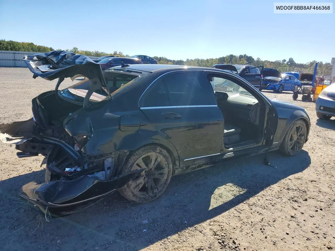 2010 MERCEDES C-KLASSE VIN WDDGF8BB8AF466368 — фото 3