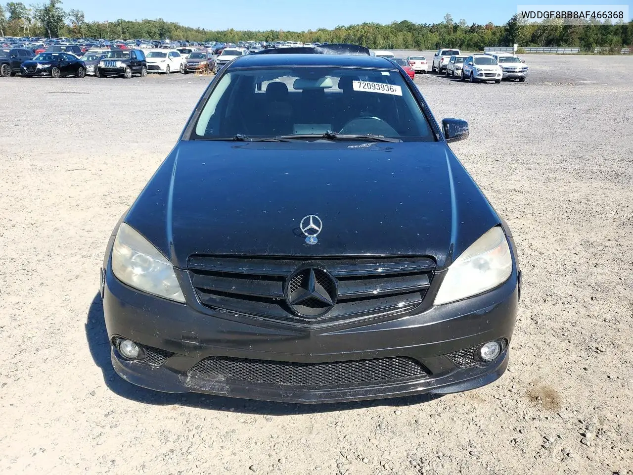 2010 MERCEDES C-KLASSE VIN WDDGF8BB8AF466368 — фото 5