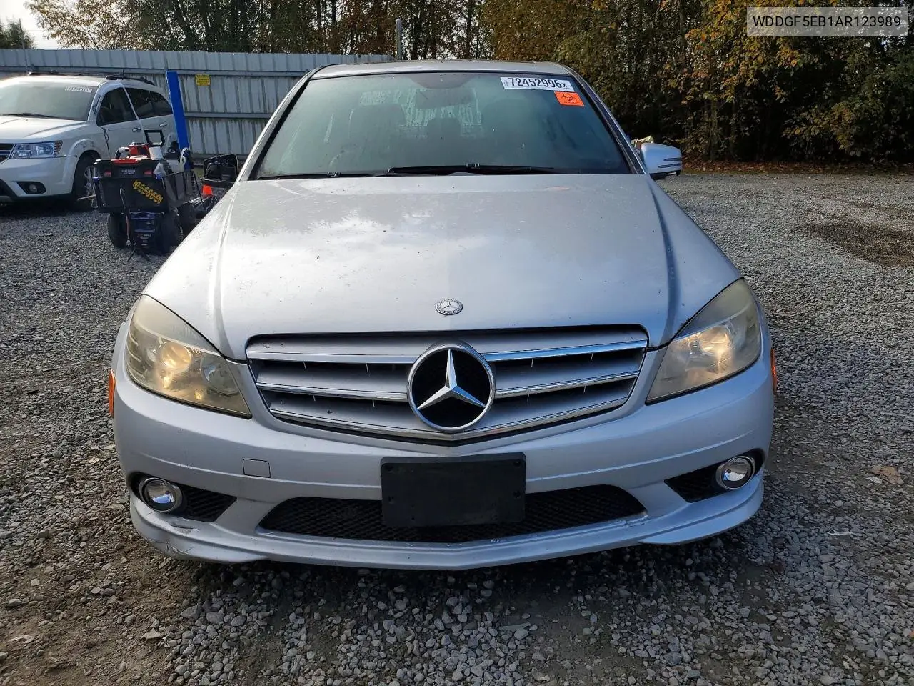 2010 MERCEDES C-KLASSE VIN WDDGF5EB1AR123989 — фото 5