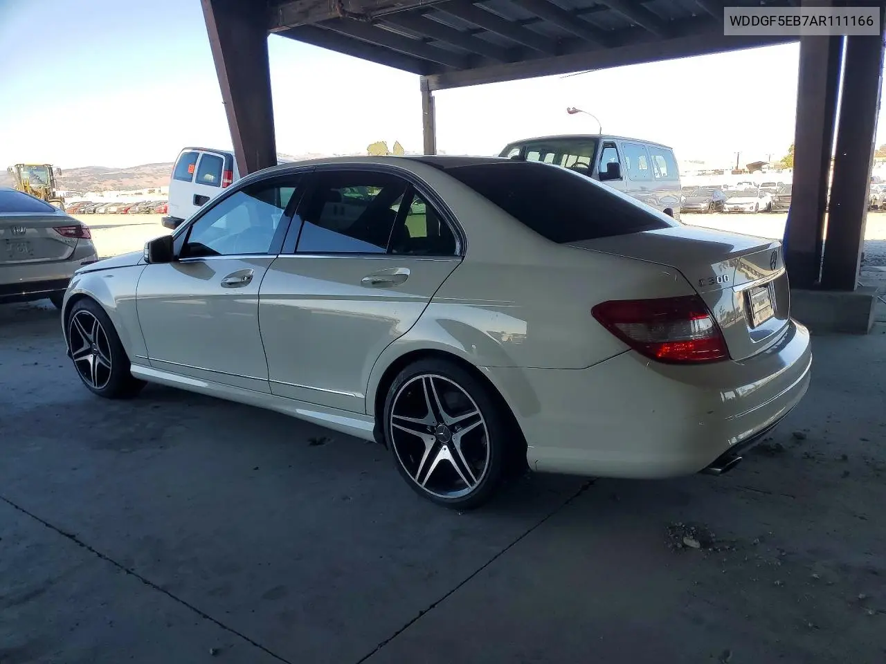 2010 MERCEDES C-KLASSE VIN WDDGF5EB7AR111166 — фото 2