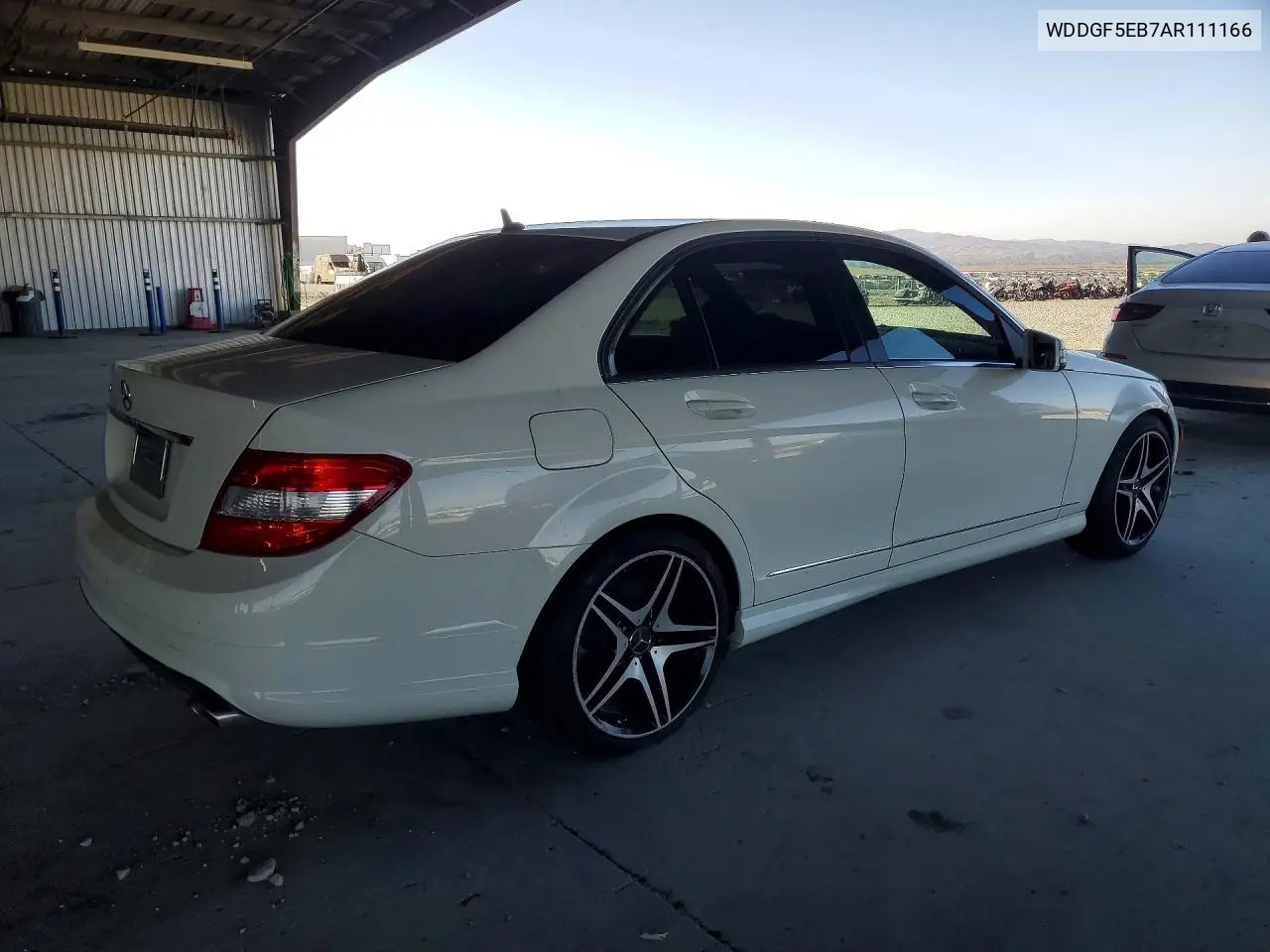 2010 MERCEDES C-KLASSE VIN WDDGF5EB7AR111166 — фото 3
