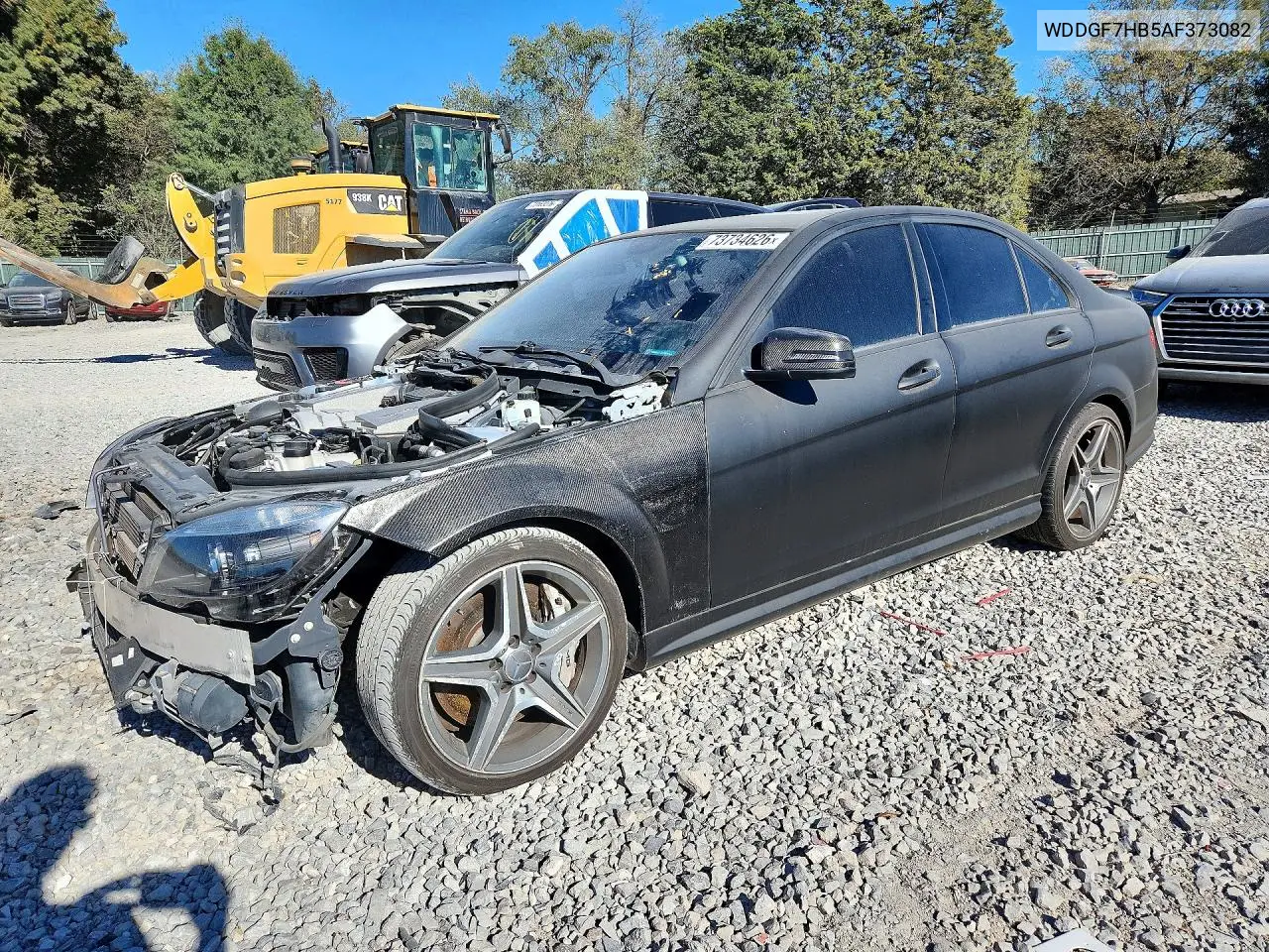 MERCEDES C-KLASSE 2010, VIN WDDGF7HB5AF373082