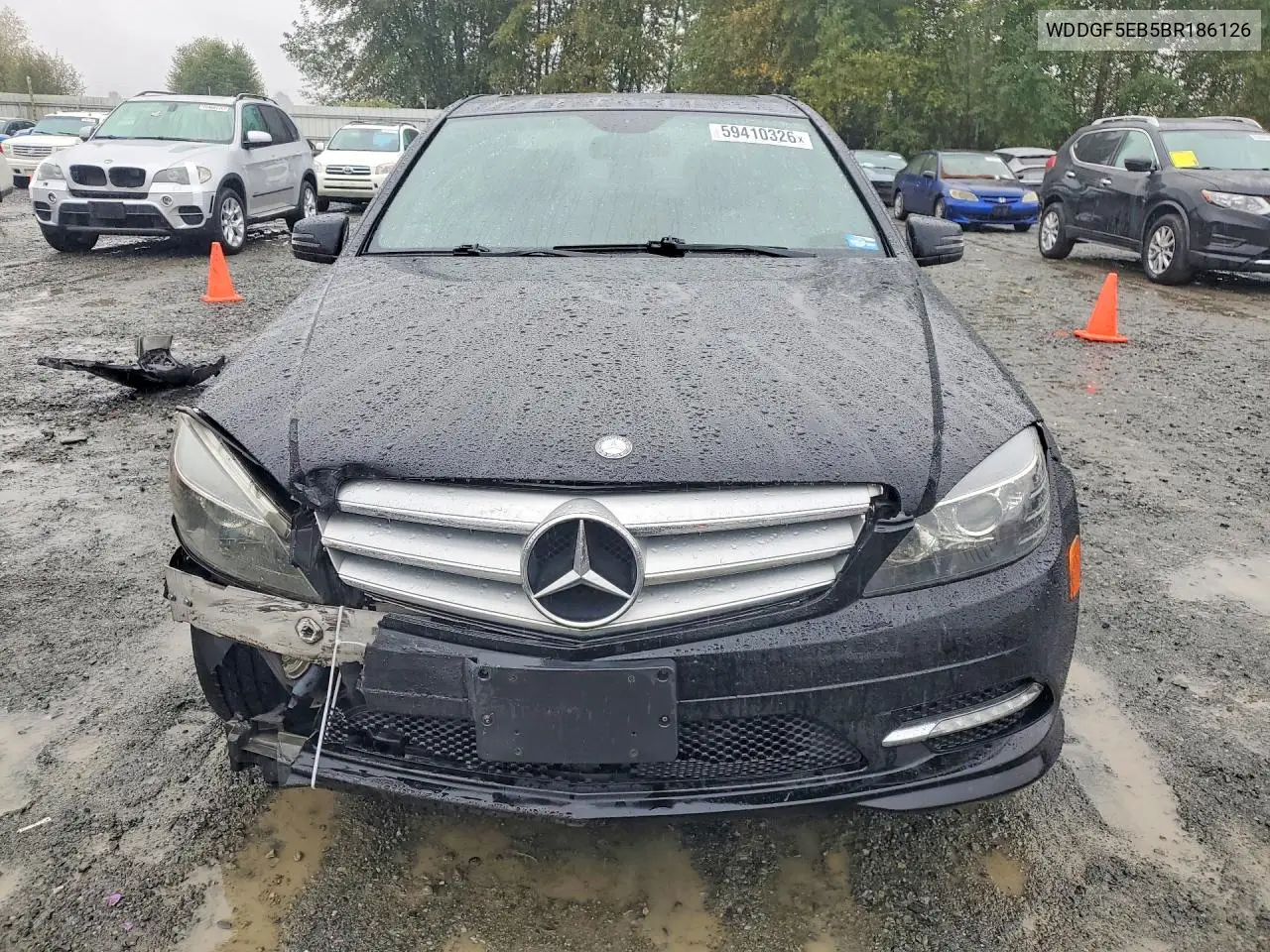 2011 MERCEDES C-KLASSE VIN WDDGF5EB5BR186126 — фото 5