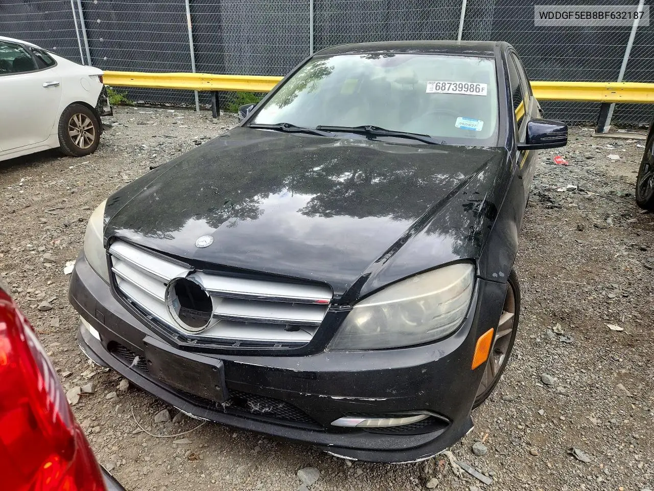 2011 MERCEDES C-KLASSE VIN WDDGF5EB8BF632187 — фото 5