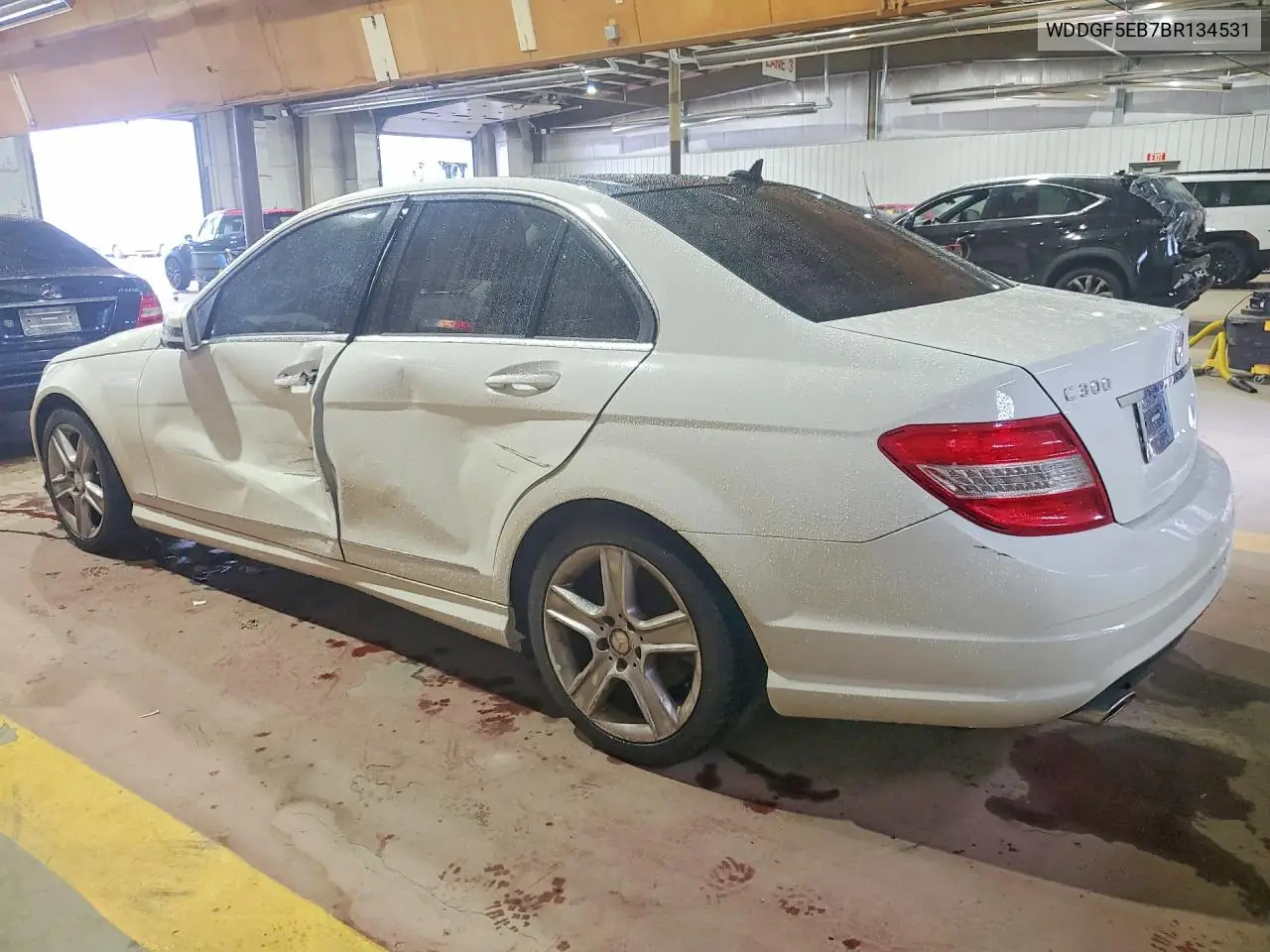 2011 MERCEDES C-KLASSE VIN WDDGF5EB7BR134531 — фото 2