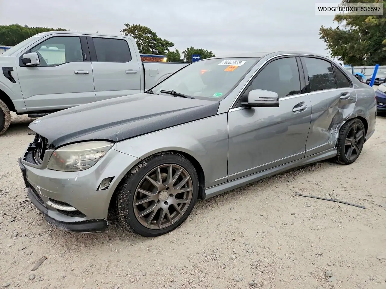 MERCEDES C-KLASSE 2011, VIN WDDGF8BBXBF536597