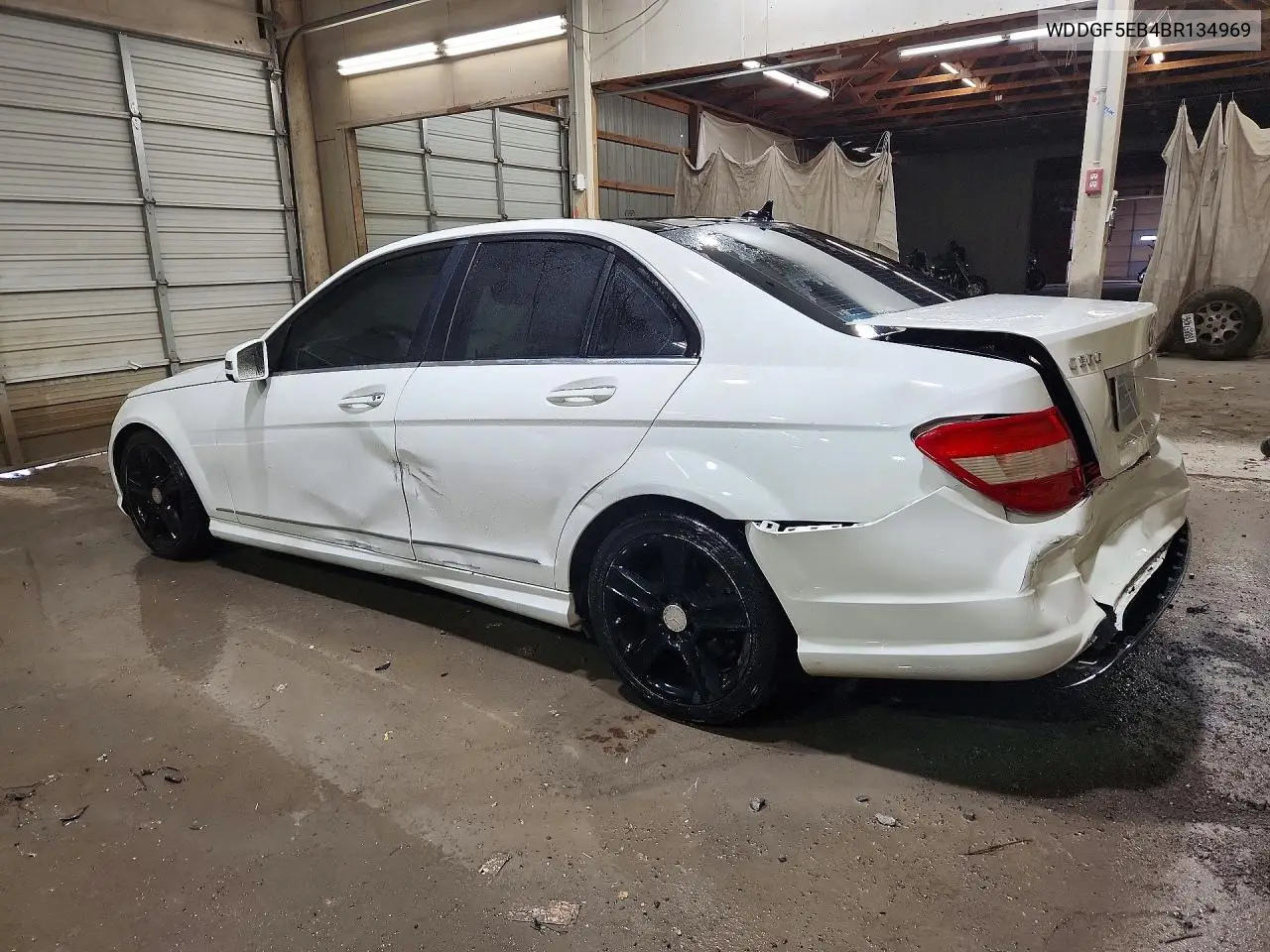 2011 MERCEDES C-KLASSE VIN WDDGF5EB4BR134969 — фото 2