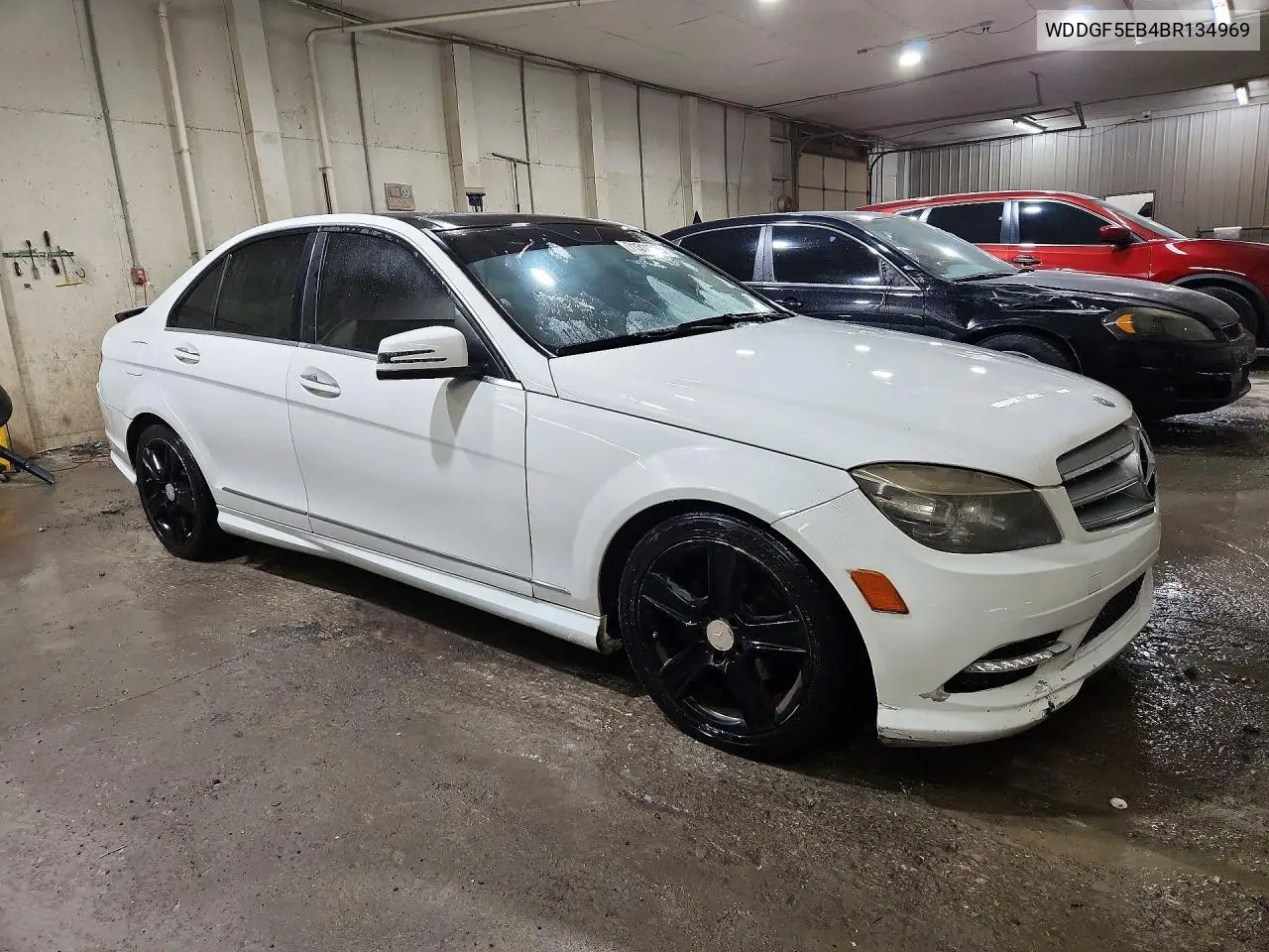2011 MERCEDES C-KLASSE VIN WDDGF5EB4BR134969 — фото 4