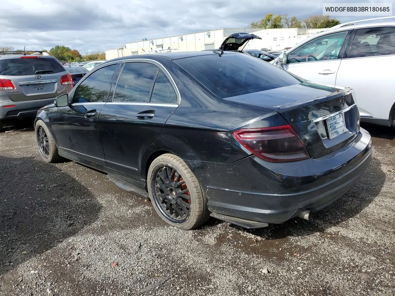 2011 MERCEDES C-KLASSE VIN WDDGF8BB3BR180685 — фото 2