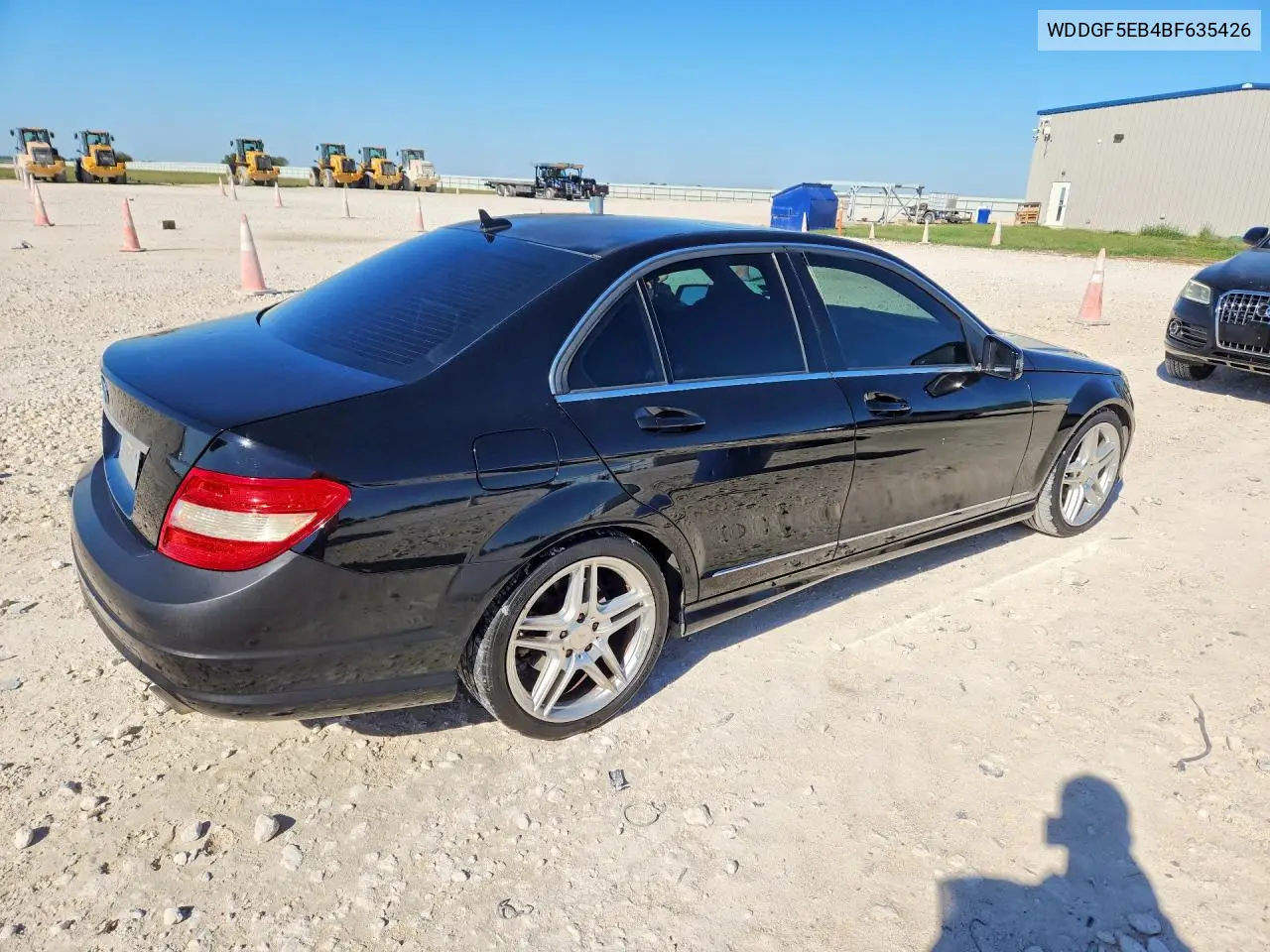 2011 MERCEDES C-KLASSE VIN WDDGF5EB4BF635426 — фото 3