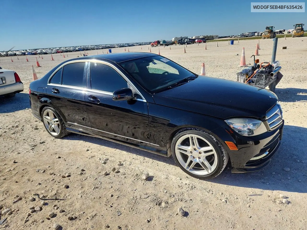 2011 MERCEDES C-KLASSE VIN WDDGF5EB4BF635426 — фото 4