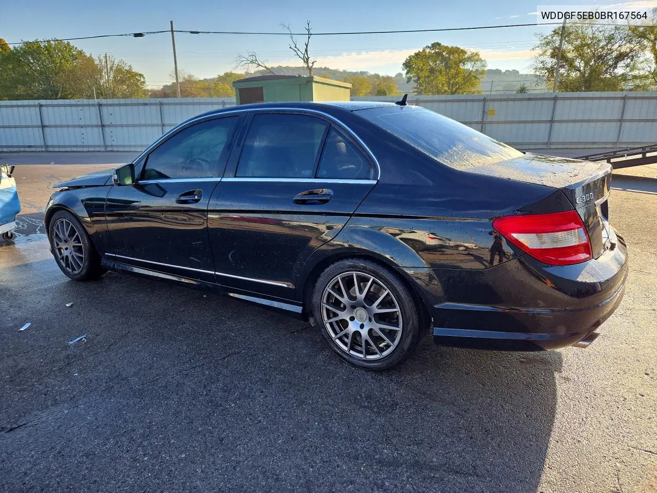 2011 MERCEDES C-KLASSE VIN WDDGF5EB0BR167564 — фото 2