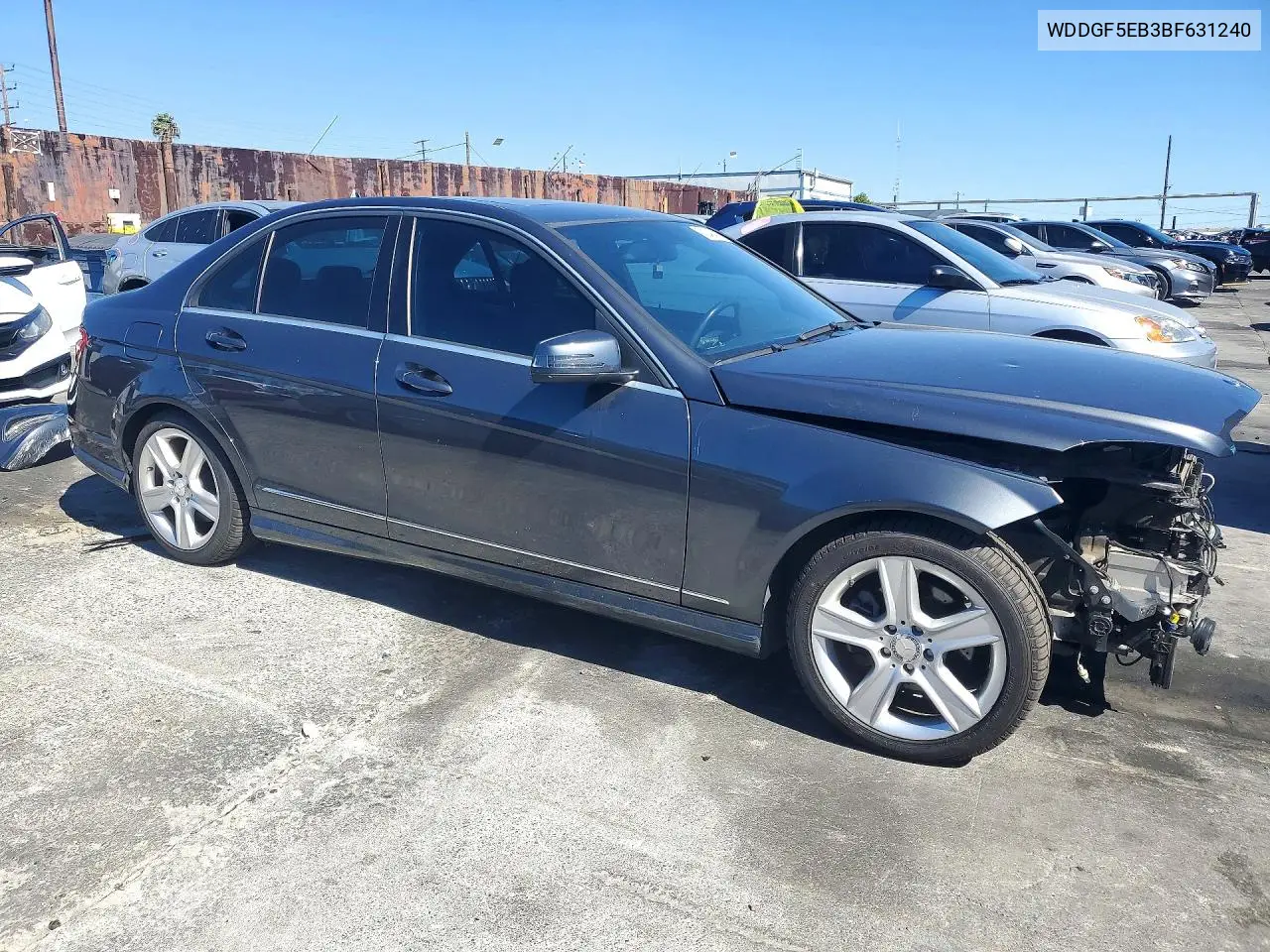 2011 MERCEDES C-KLASSE VIN WDDGF5EB3BF631240 — фото 4