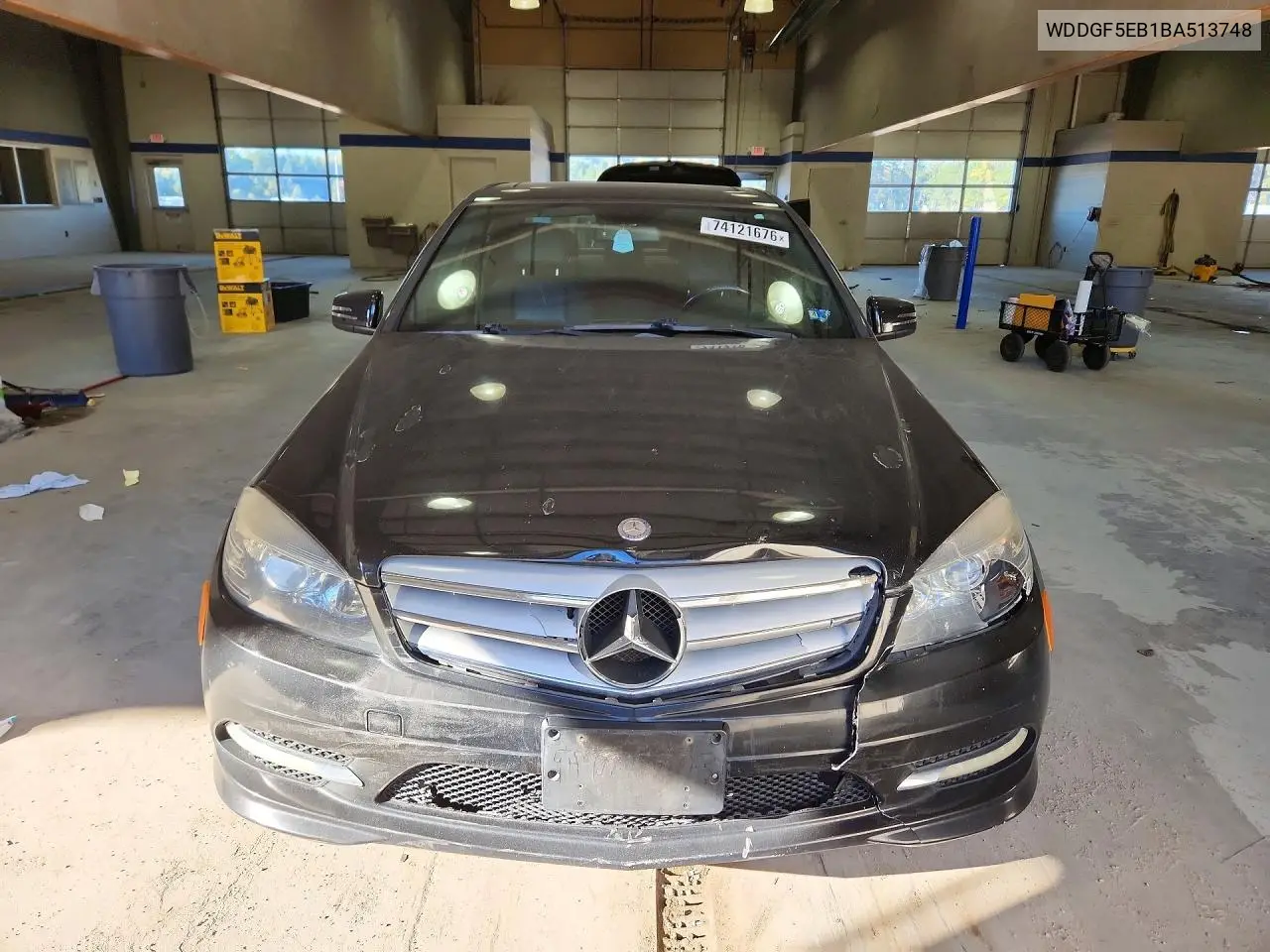 2011 MERCEDES C-KLASSE VIN WDDGF5EB1BA513748 — фото 5