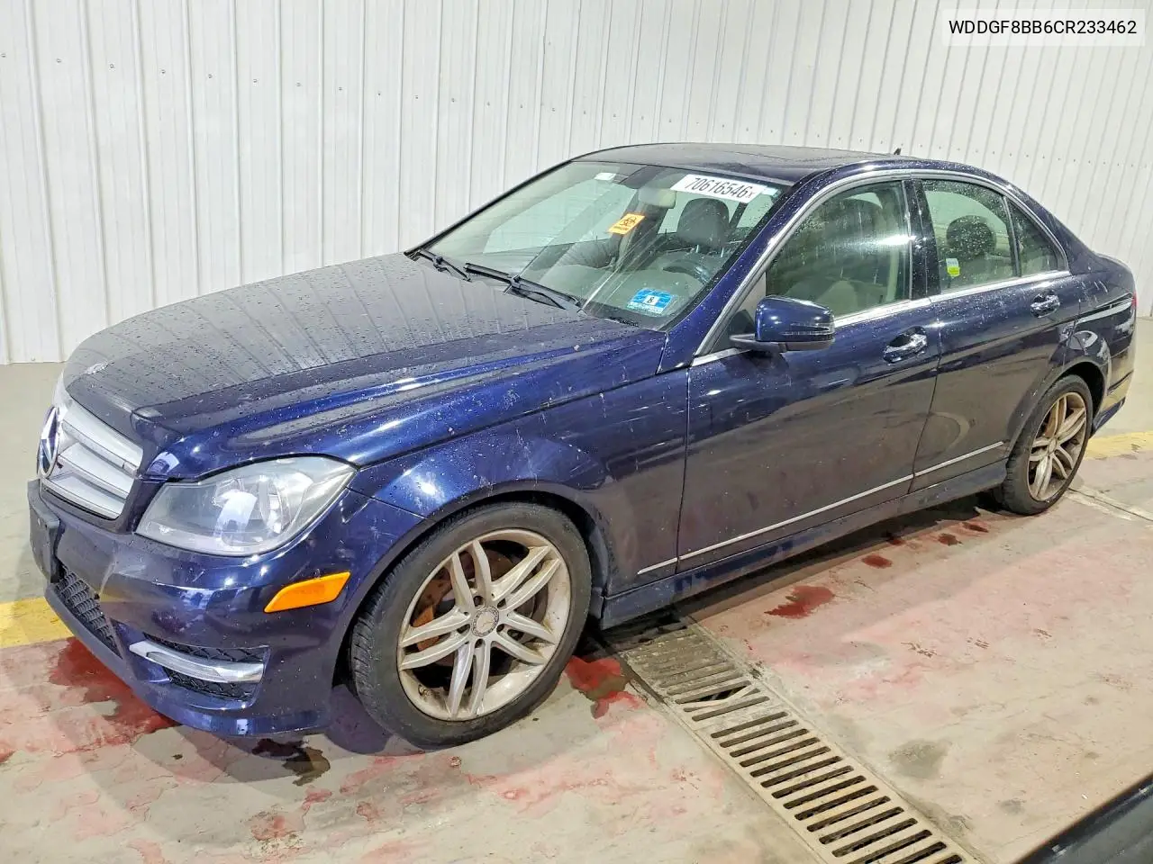 MERCEDES C-KLASSE 2012, VIN WDDGF8BB6CR233462