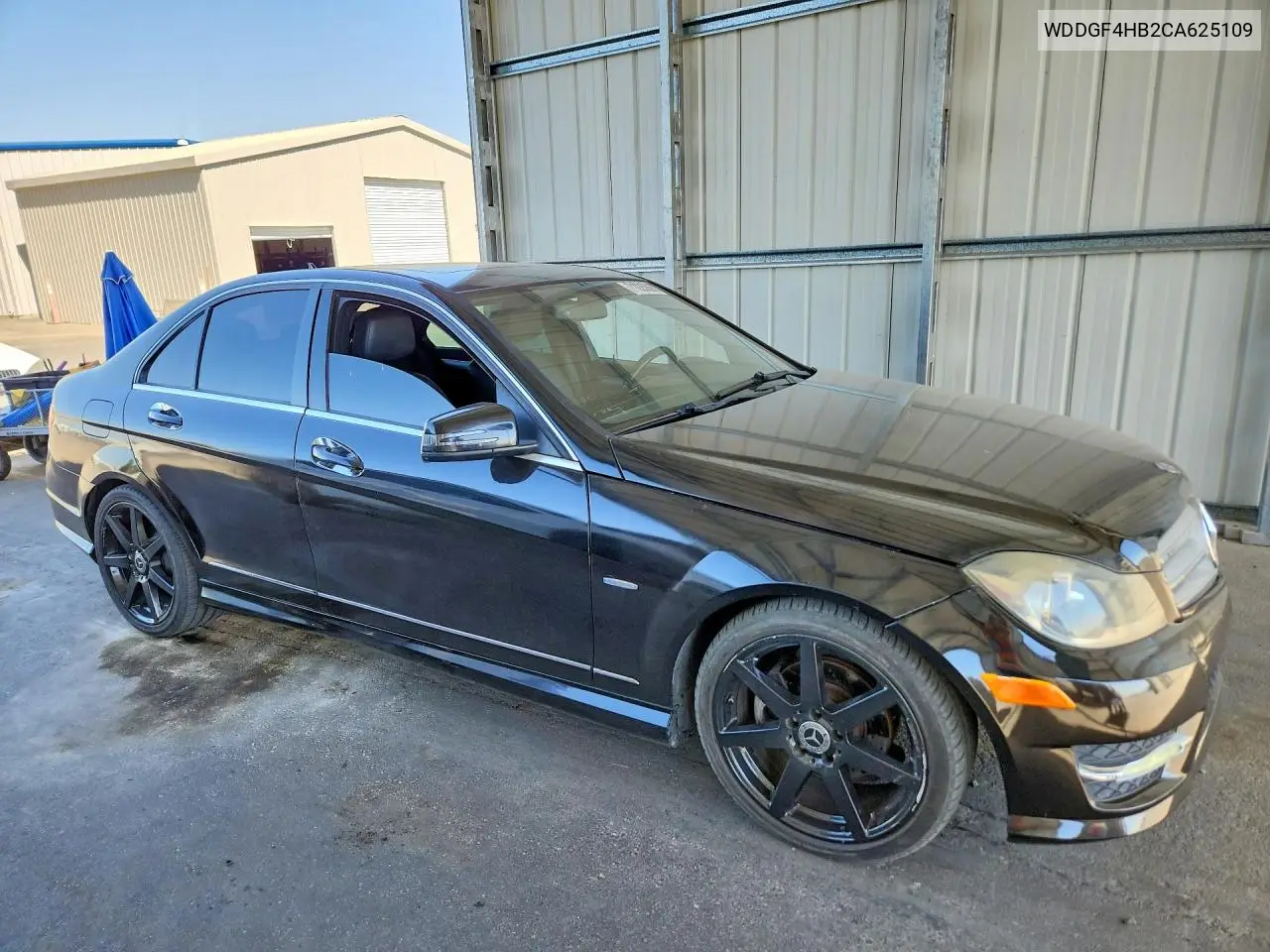 2012 MERCEDES C-KLASSE VIN WDDGF4HB2CA625109 — фото 4