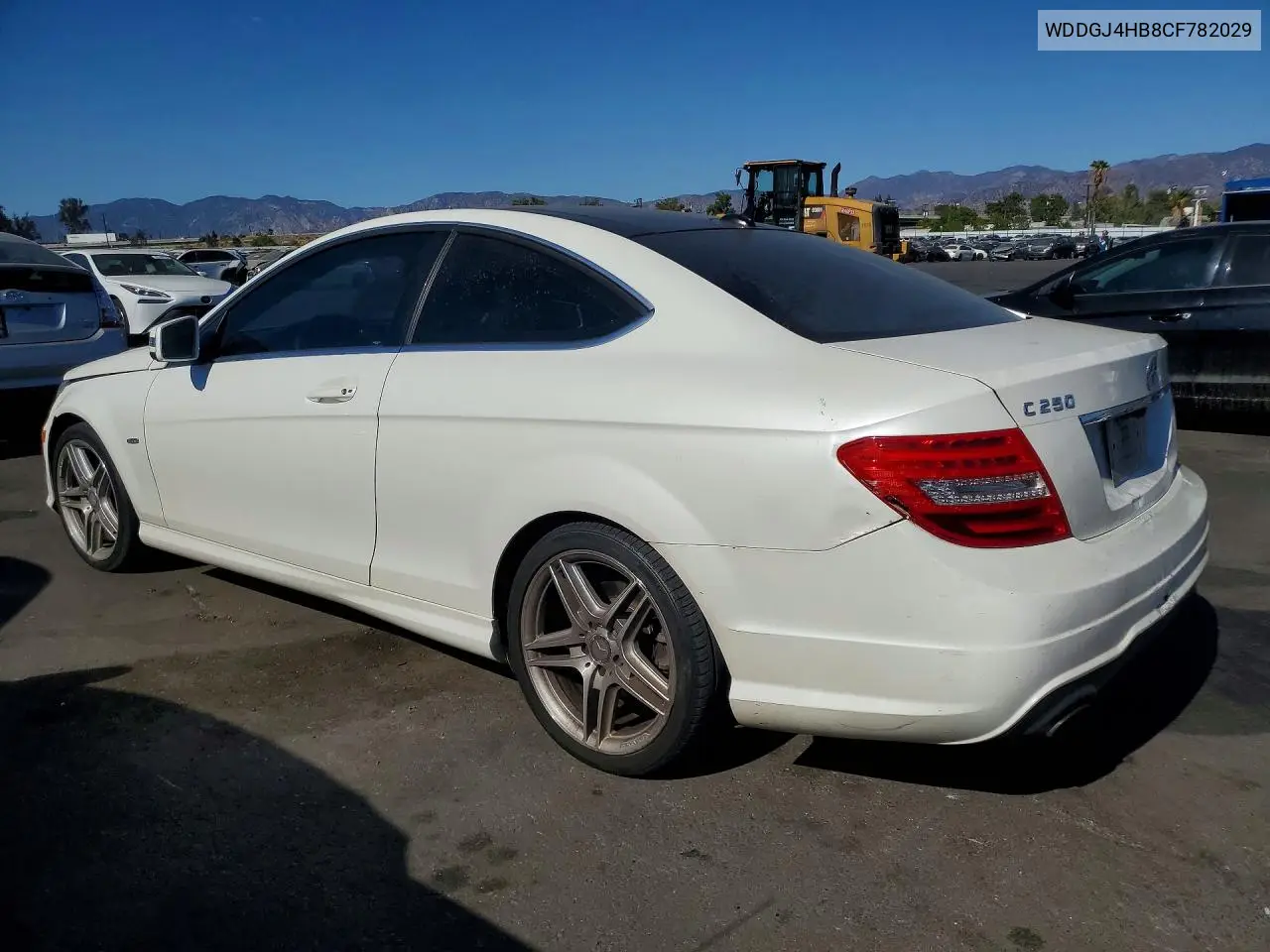 2012 MERCEDES C-KLASSE VIN WDDGJ4HB8CF782029 — фото 2