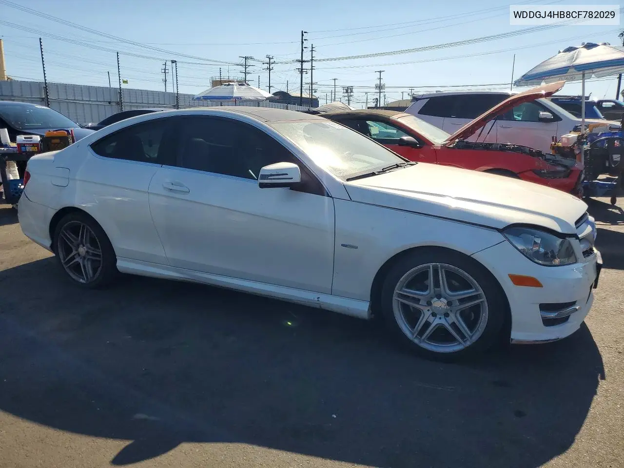 2012 MERCEDES C-KLASSE VIN WDDGJ4HB8CF782029 — фото 4