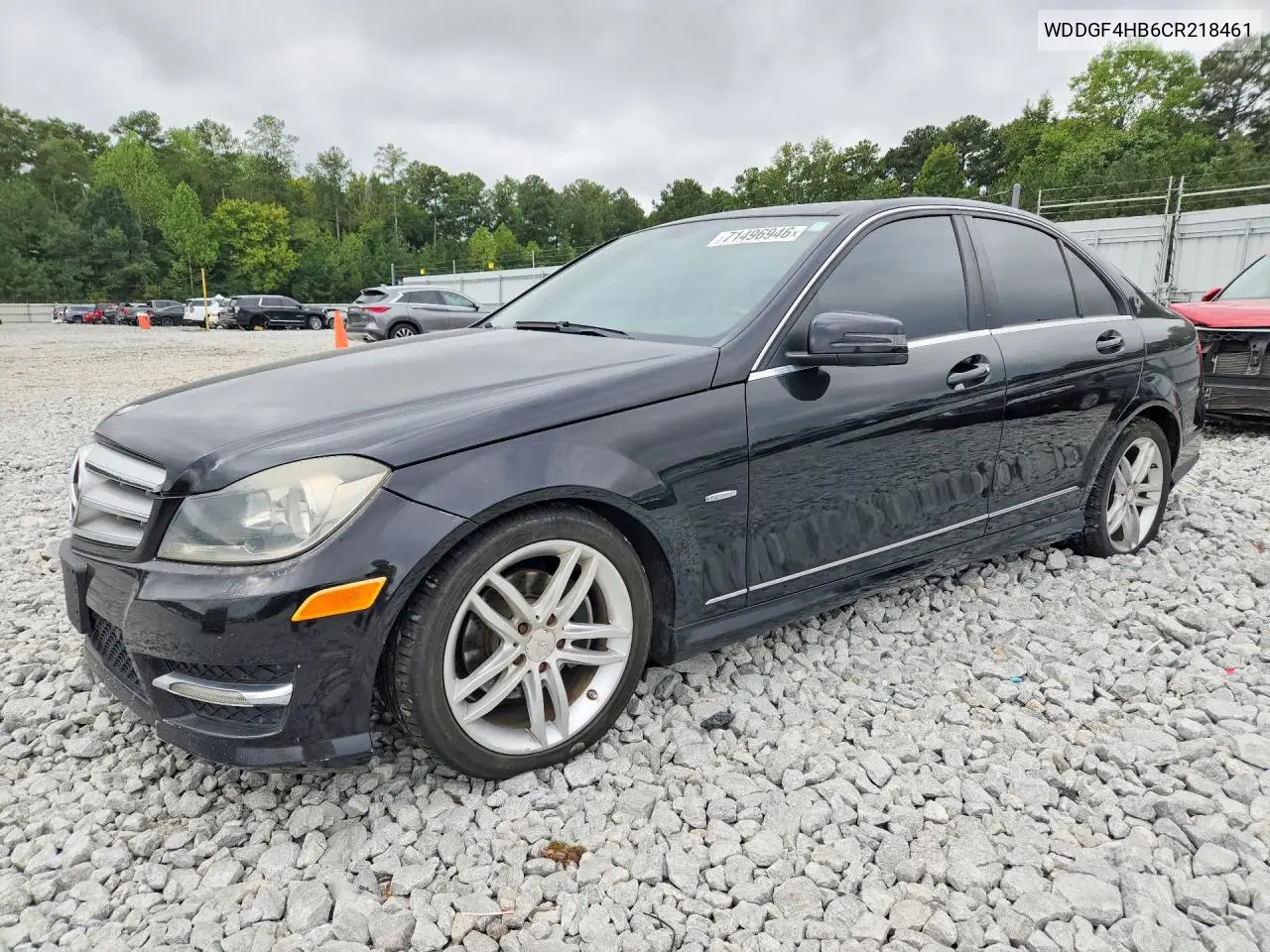 MERCEDES C-KLASSE 2012, VIN WDDGF4HB6CR218461