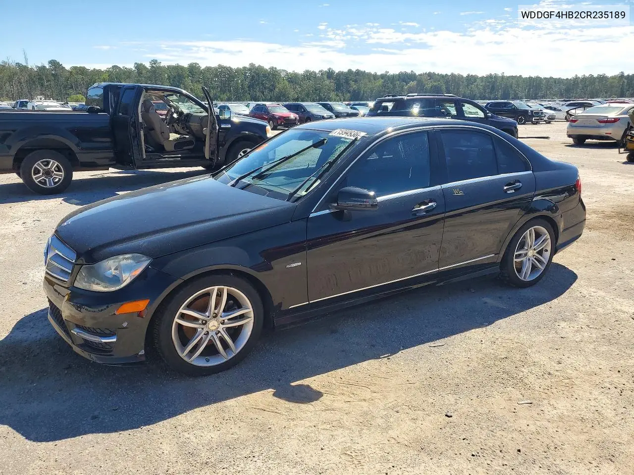 MERCEDES C-KLASSE 2012, VIN WDDGF4HB2CR235189
