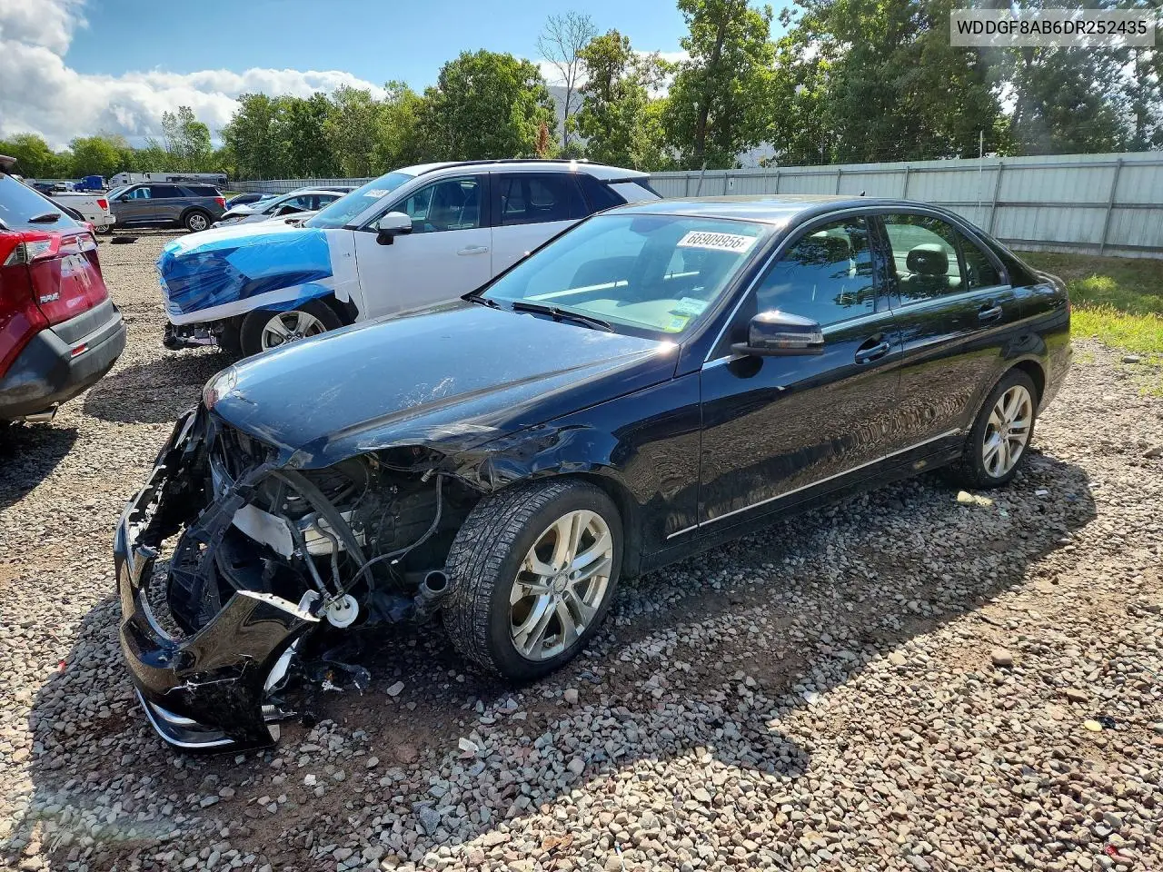 MERCEDES C-KLASSE 2013, VIN WDDGF8AB6DR252435