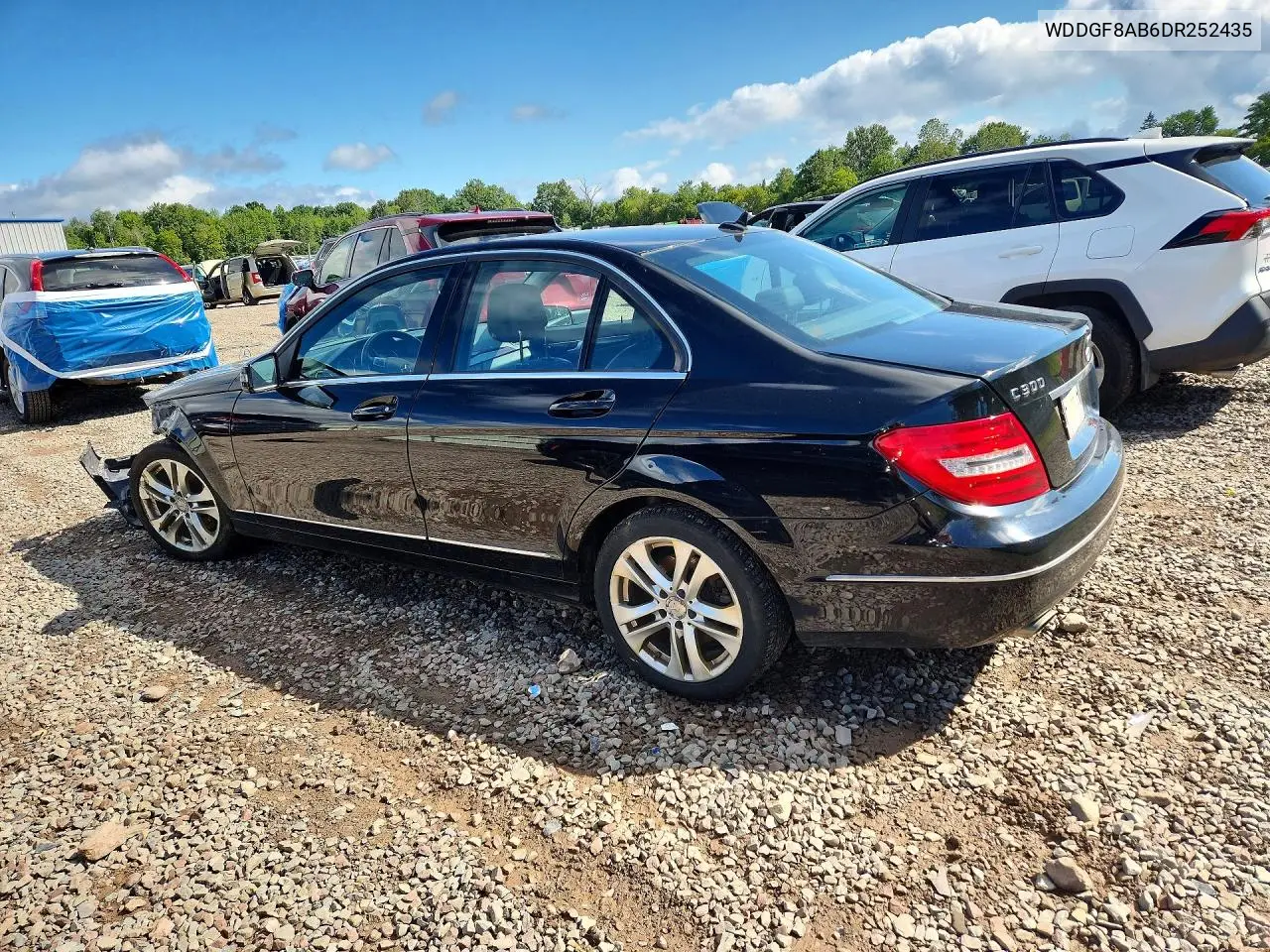 2013 MERCEDES C-KLASSE VIN WDDGF8AB6DR252435 — фото 2