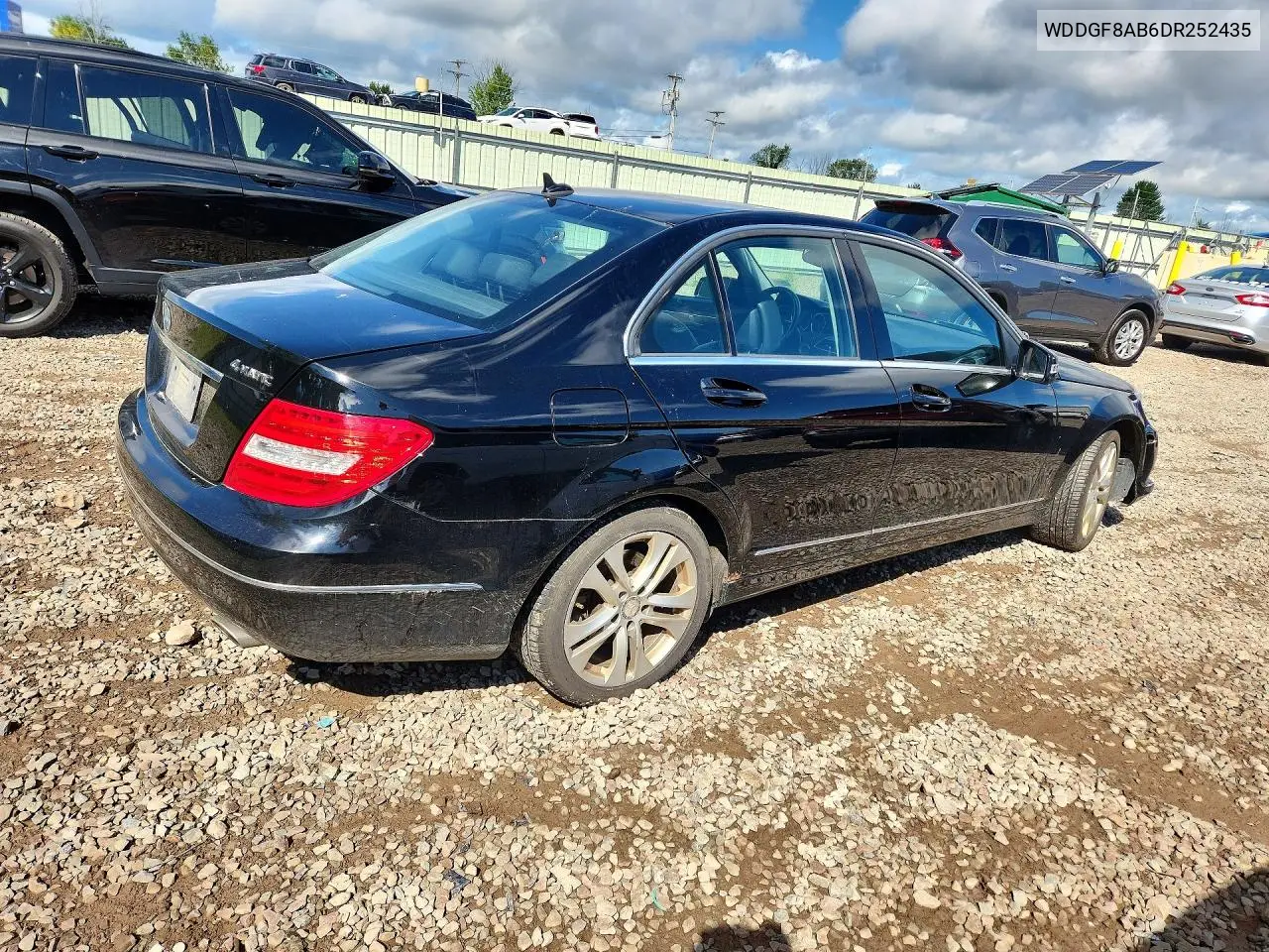 2013 MERCEDES C-KLASSE VIN WDDGF8AB6DR252435 — фото 3