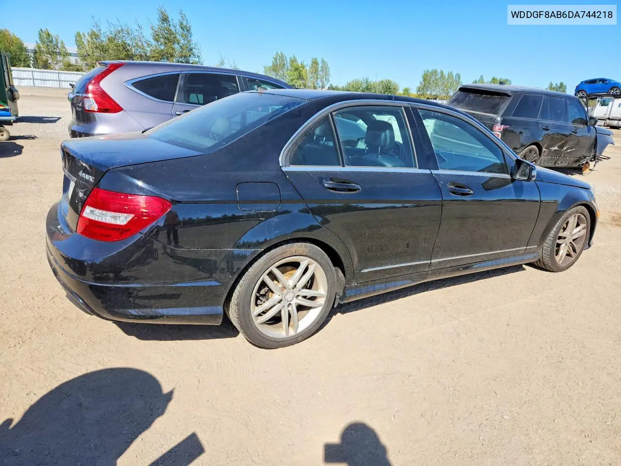 2013 MERCEDES C-KLASSE VIN WDDGF8AB6DA744218 — фото 3