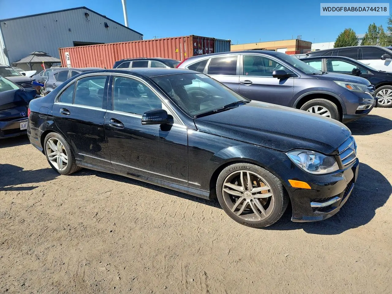 2013 MERCEDES C-KLASSE VIN WDDGF8AB6DA744218 — фото 4
