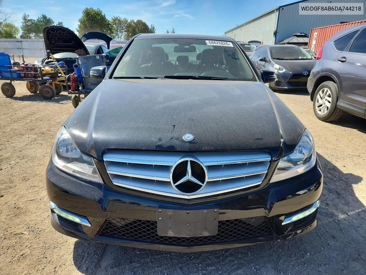 2013 MERCEDES C-KLASSE VIN WDDGF8AB6DA744218 — фото 5