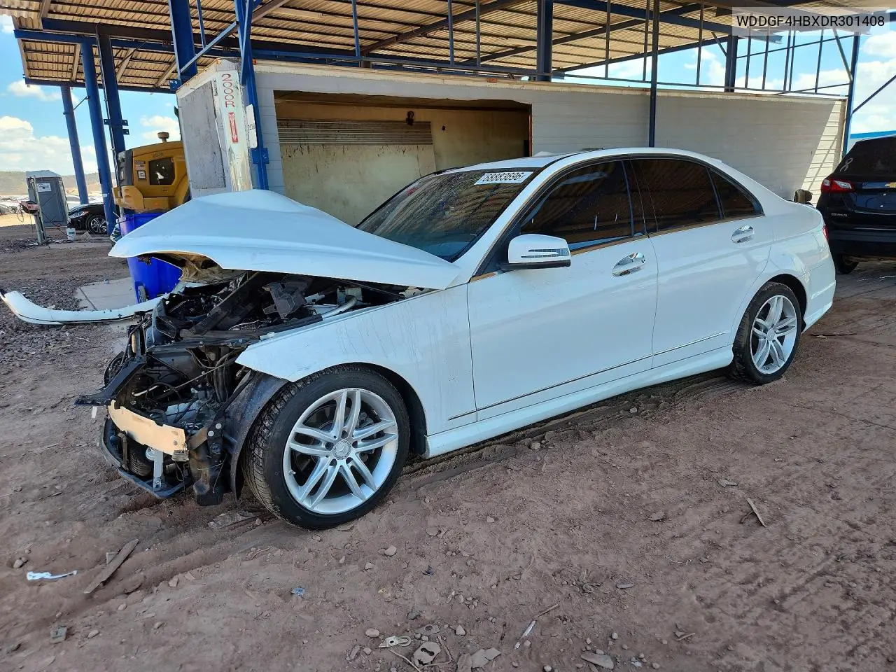 MERCEDES C-KLASSE 2013, VIN WDDGF4HBXDR301408