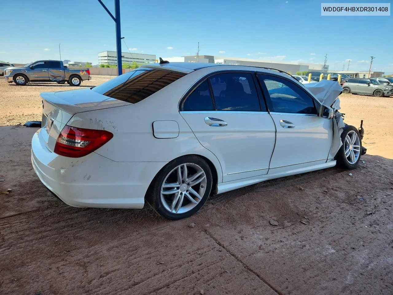 2013 MERCEDES C-KLASSE VIN WDDGF4HBXDR301408 — фото 3