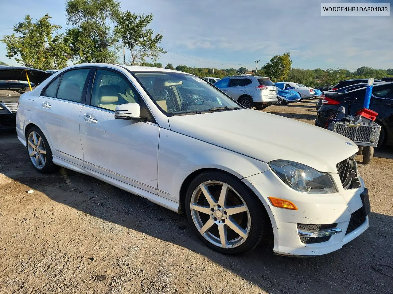 2013 MERCEDES C-KLASSE VIN WDDGF4HB1DA804033 — фото 4