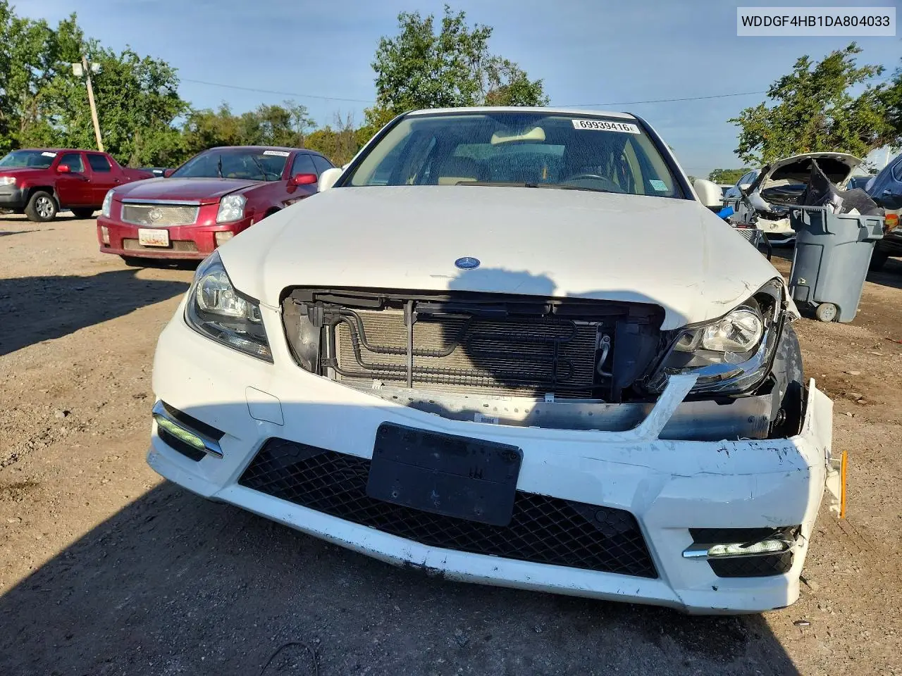 2013 MERCEDES C-KLASSE VIN WDDGF4HB1DA804033 — фото 5