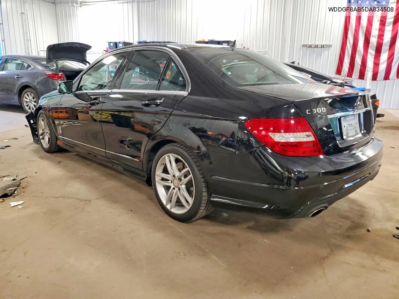2013 MERCEDES C-KLASSE VIN WDDGF8AB5DA834508 — фото 2