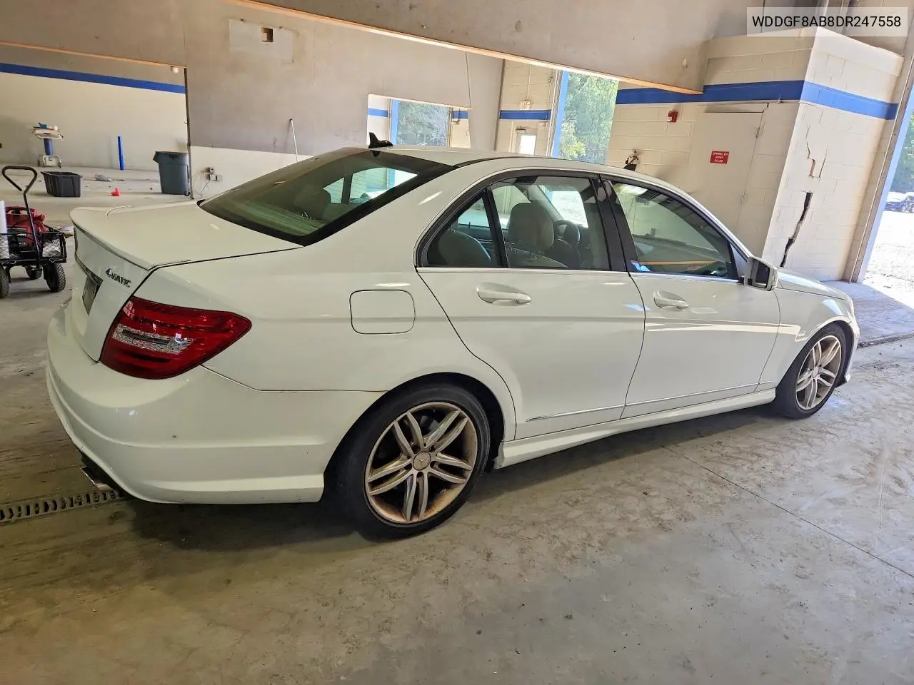 2013 MERCEDES C-KLASSE VIN WDDGF8AB8DR247558 — фото 3