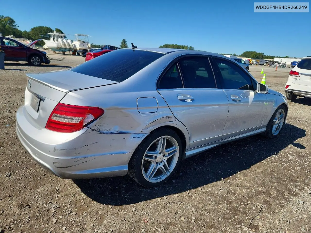 2013 MERCEDES C-KLASSE VIN WDDGF4HB4DR266249 — фото 3