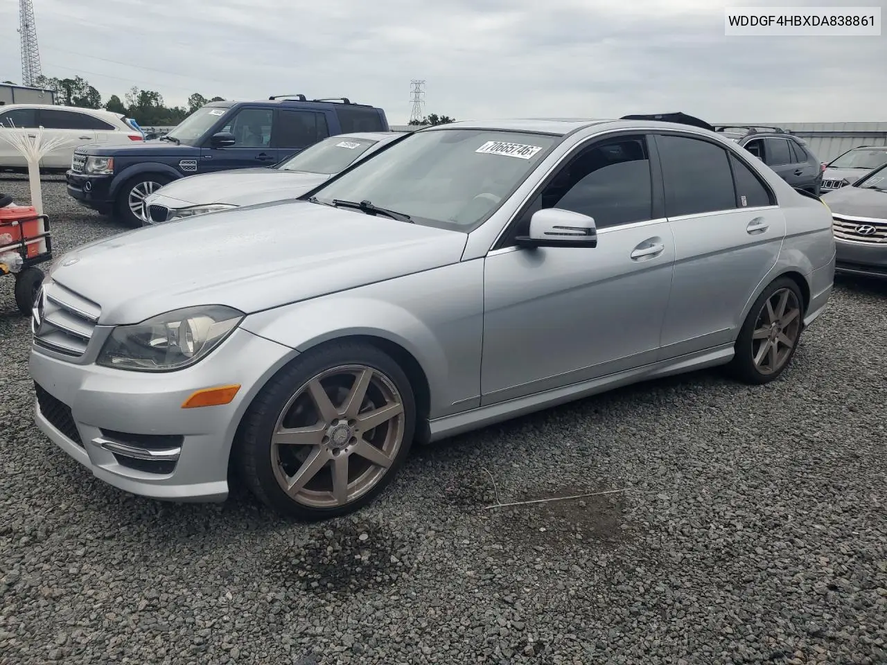 MERCEDES C-KLASSE 2013, VIN WDDGF4HBXDA838861