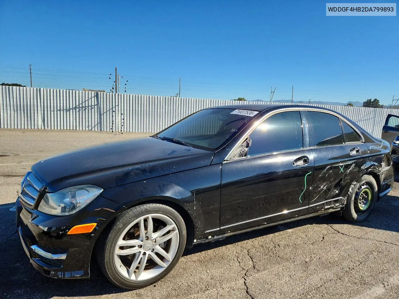 MERCEDES C-KLASSE 2013, VIN WDDGF4HB2DA799893