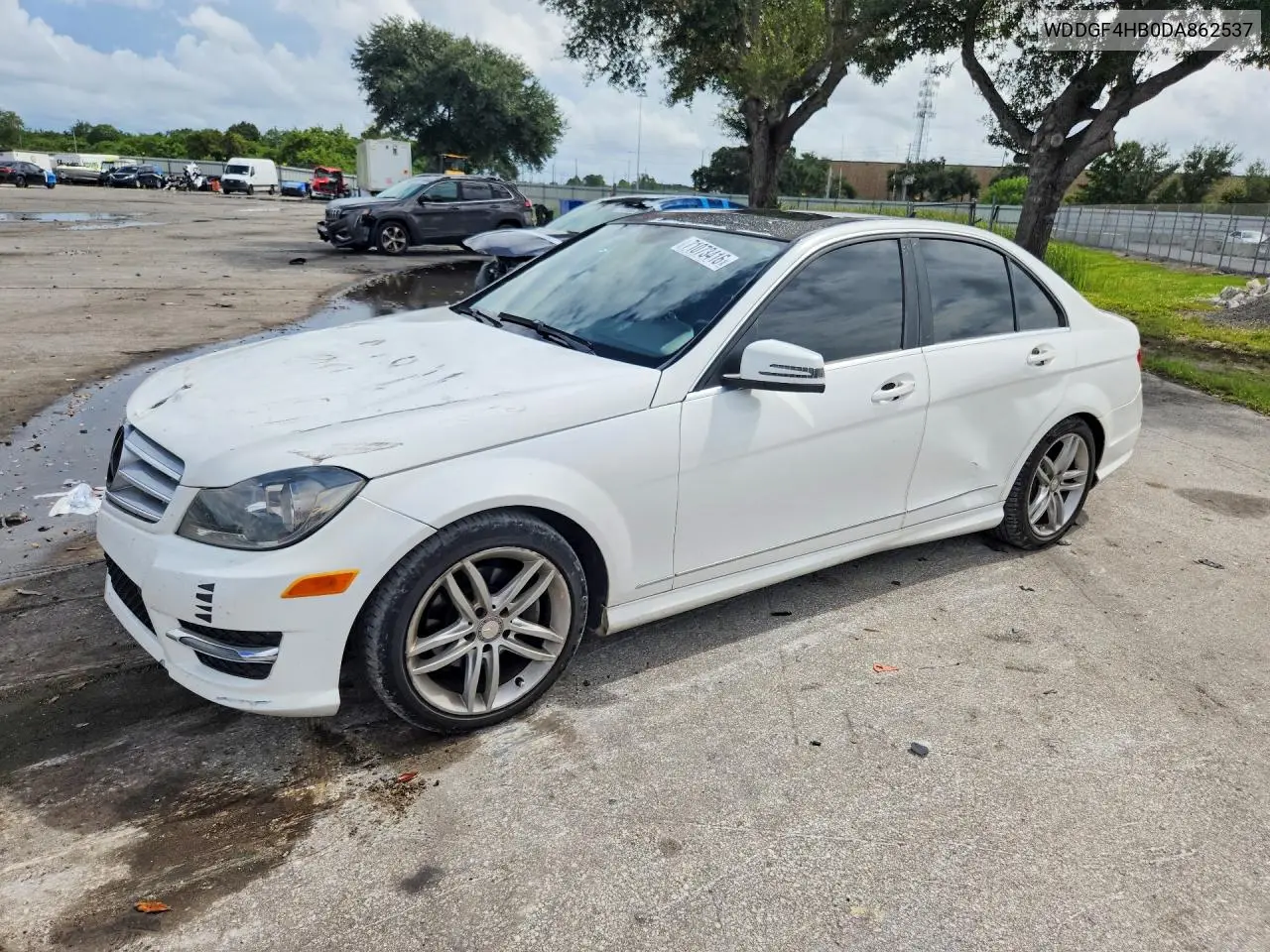 MERCEDES C-KLASSE 2013, VIN WDDGF4HB0DA862537