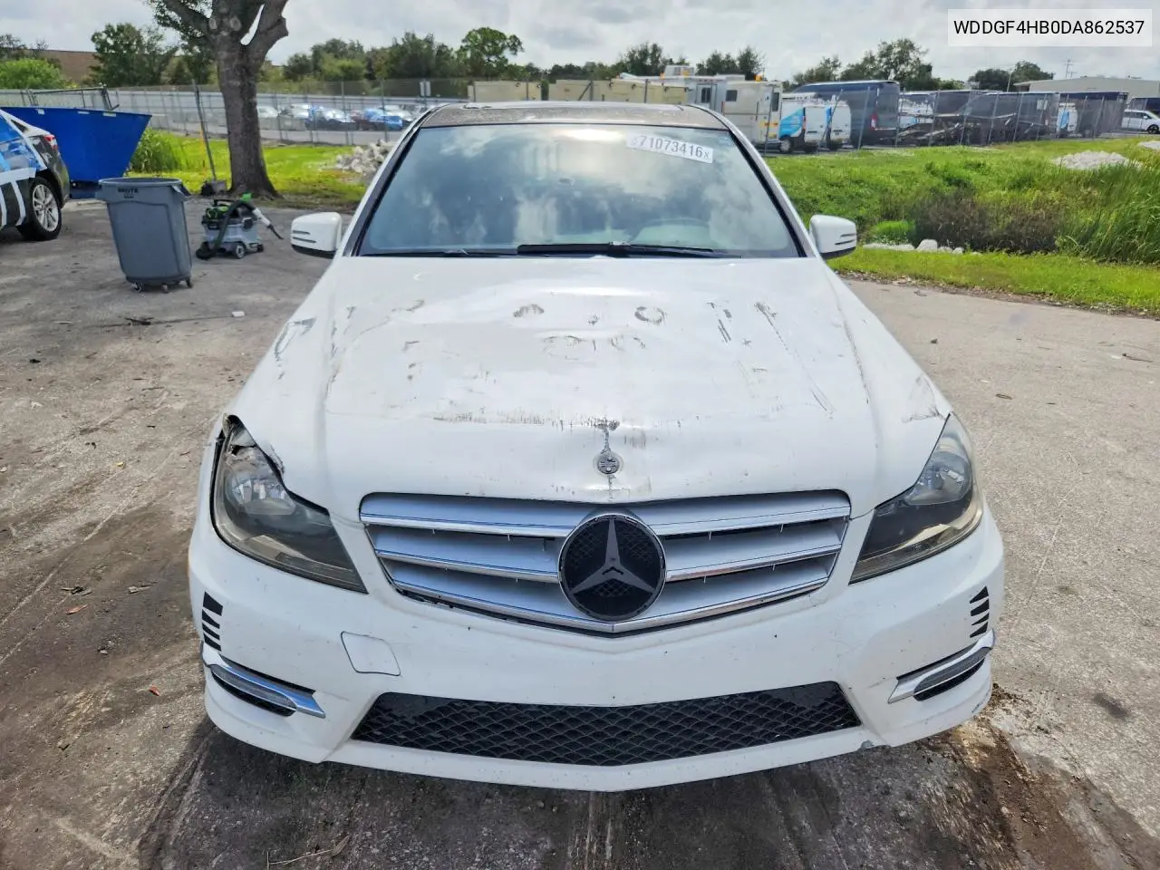 2013 MERCEDES C-KLASSE VIN WDDGF4HB0DA862537 — фото 5