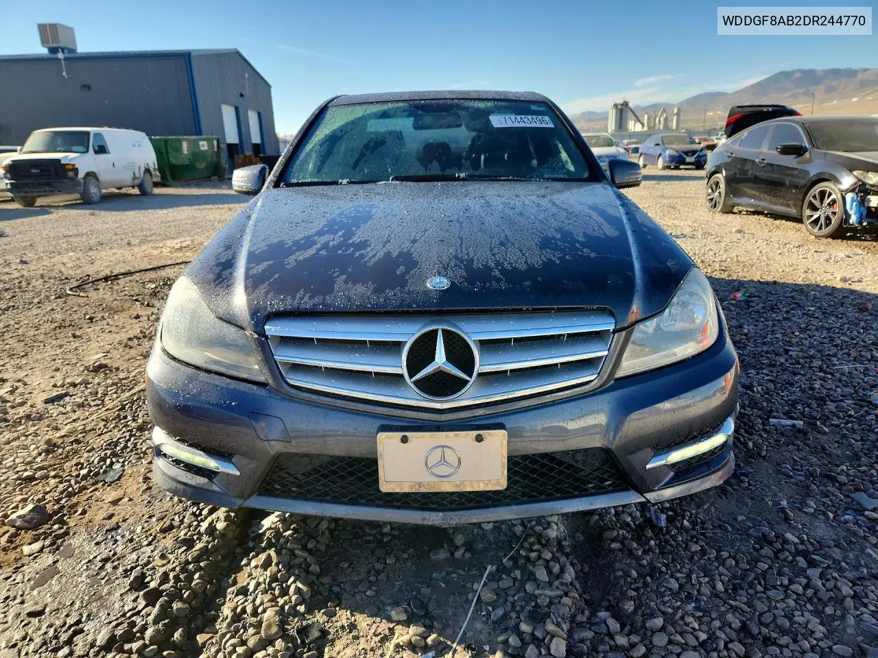 2013 MERCEDES C-KLASSE VIN WDDGF8AB2DR244770 — фото 5