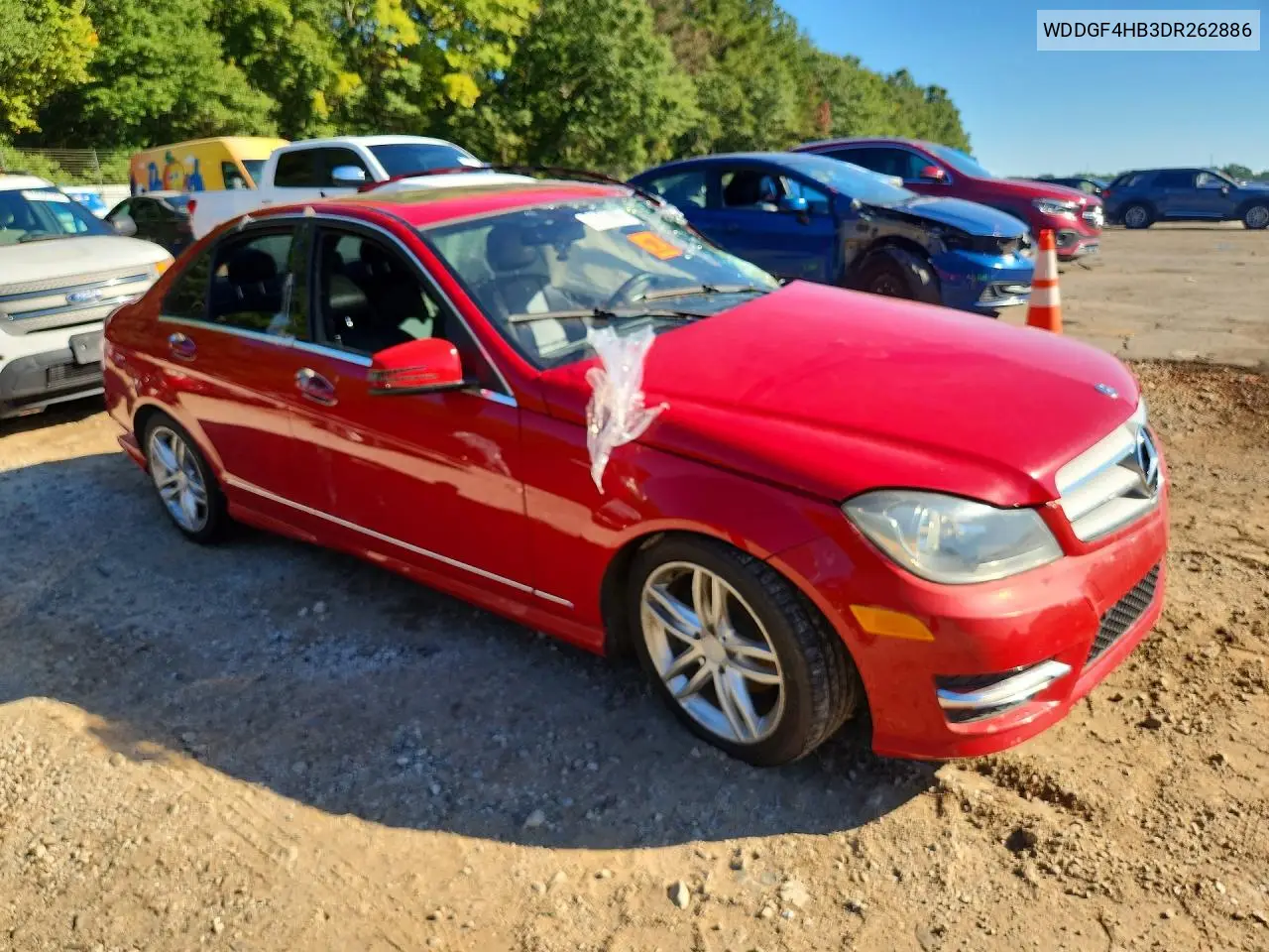 2013 MERCEDES C-KLASSE VIN WDDGF4HB3DR262886 — фото 4