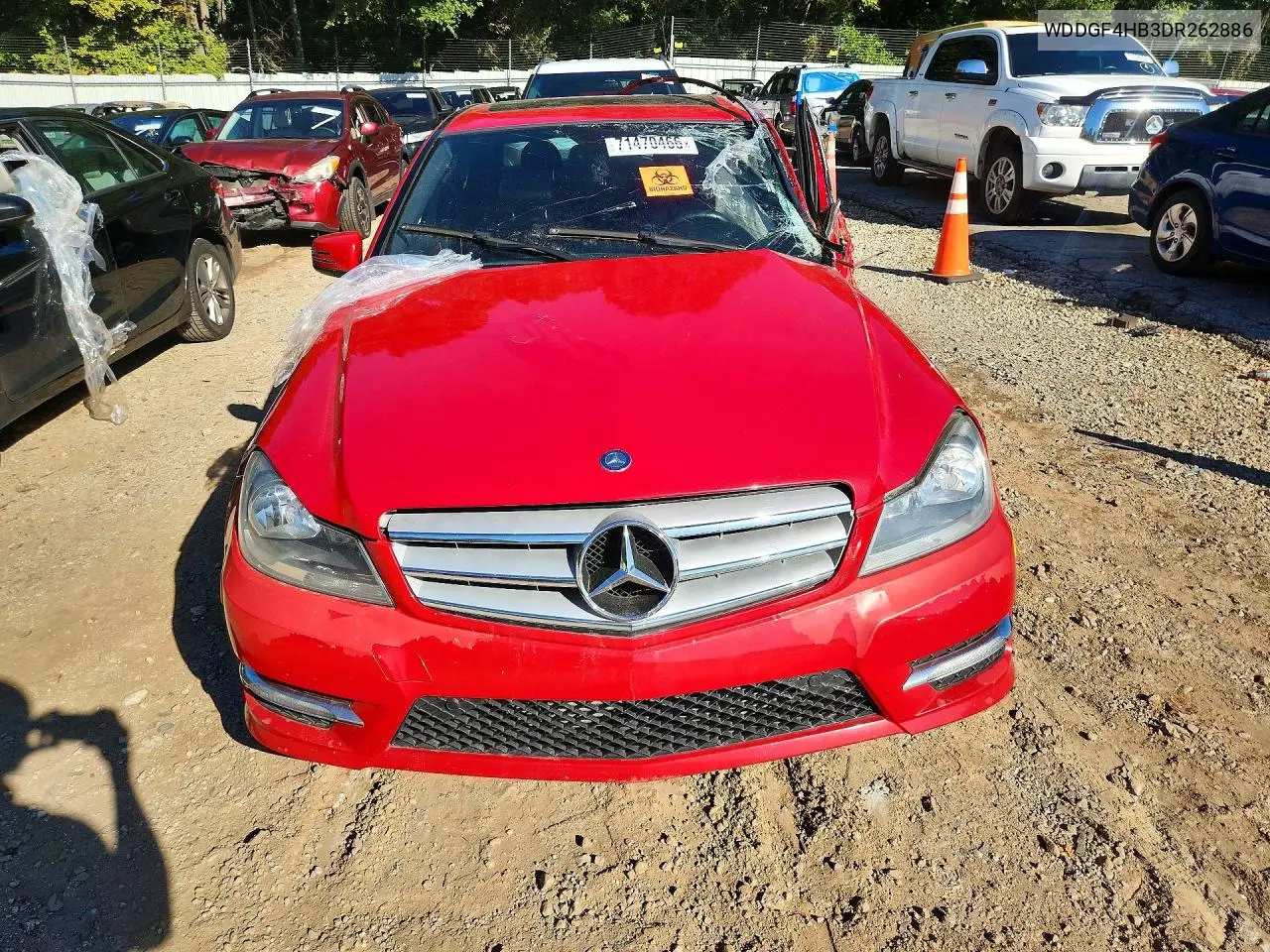 2013 MERCEDES C-KLASSE VIN WDDGF4HB3DR262886 — фото 5