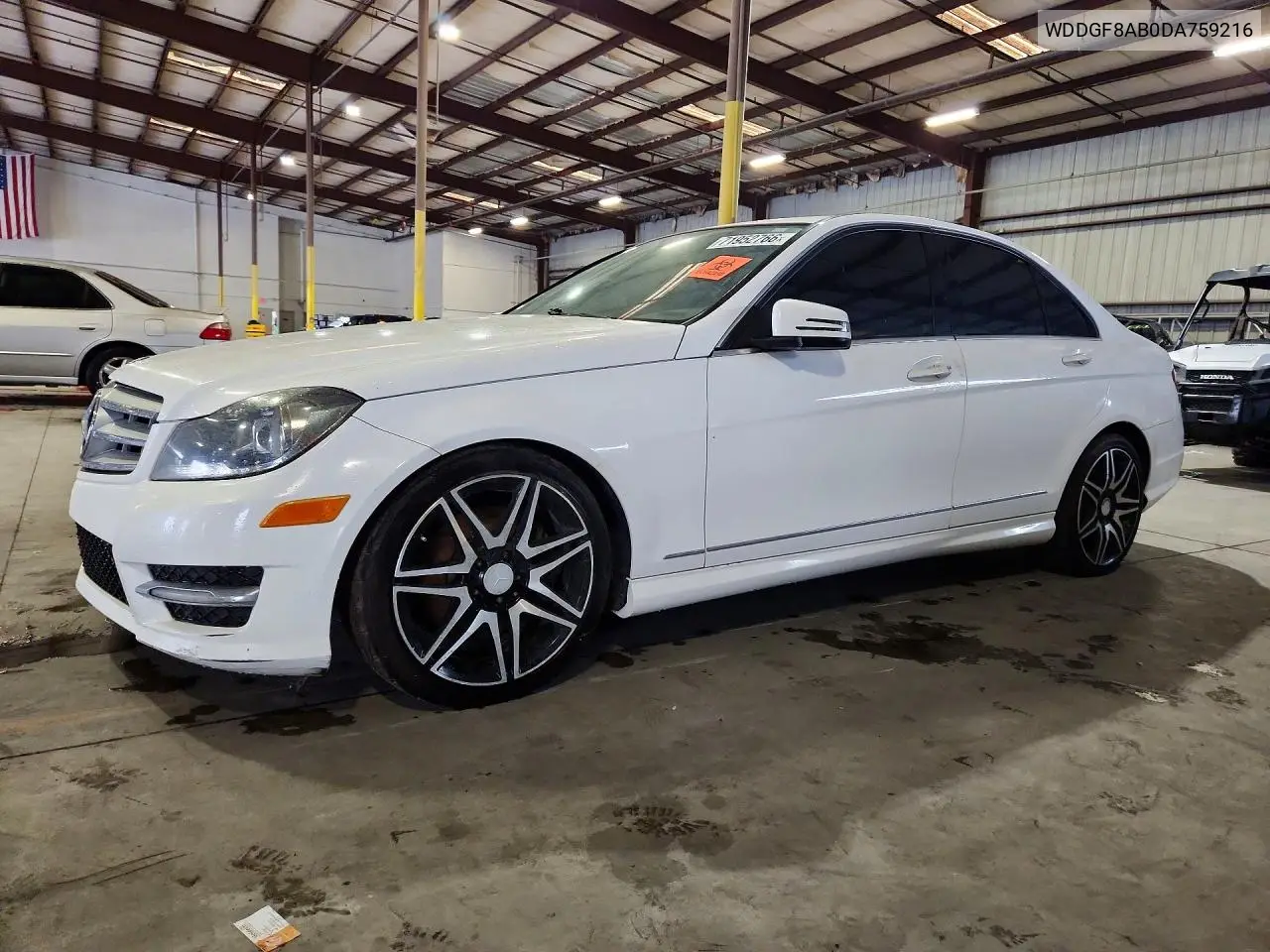 MERCEDES C-KLASSE 2013, VIN WDDGF8AB0DA759216