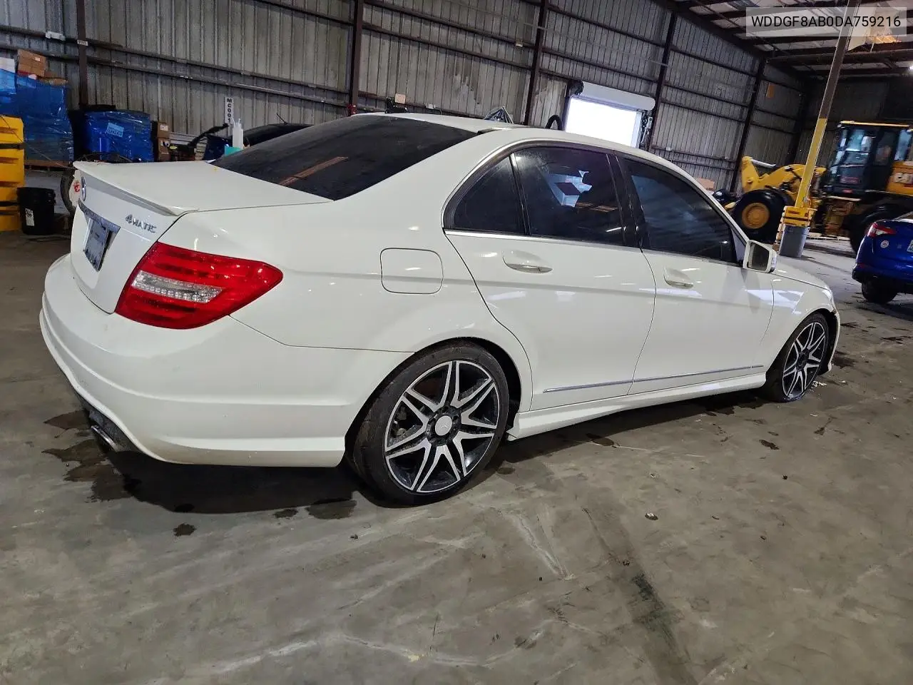 2013 MERCEDES C-KLASSE VIN WDDGF8AB0DA759216 — фото 3
