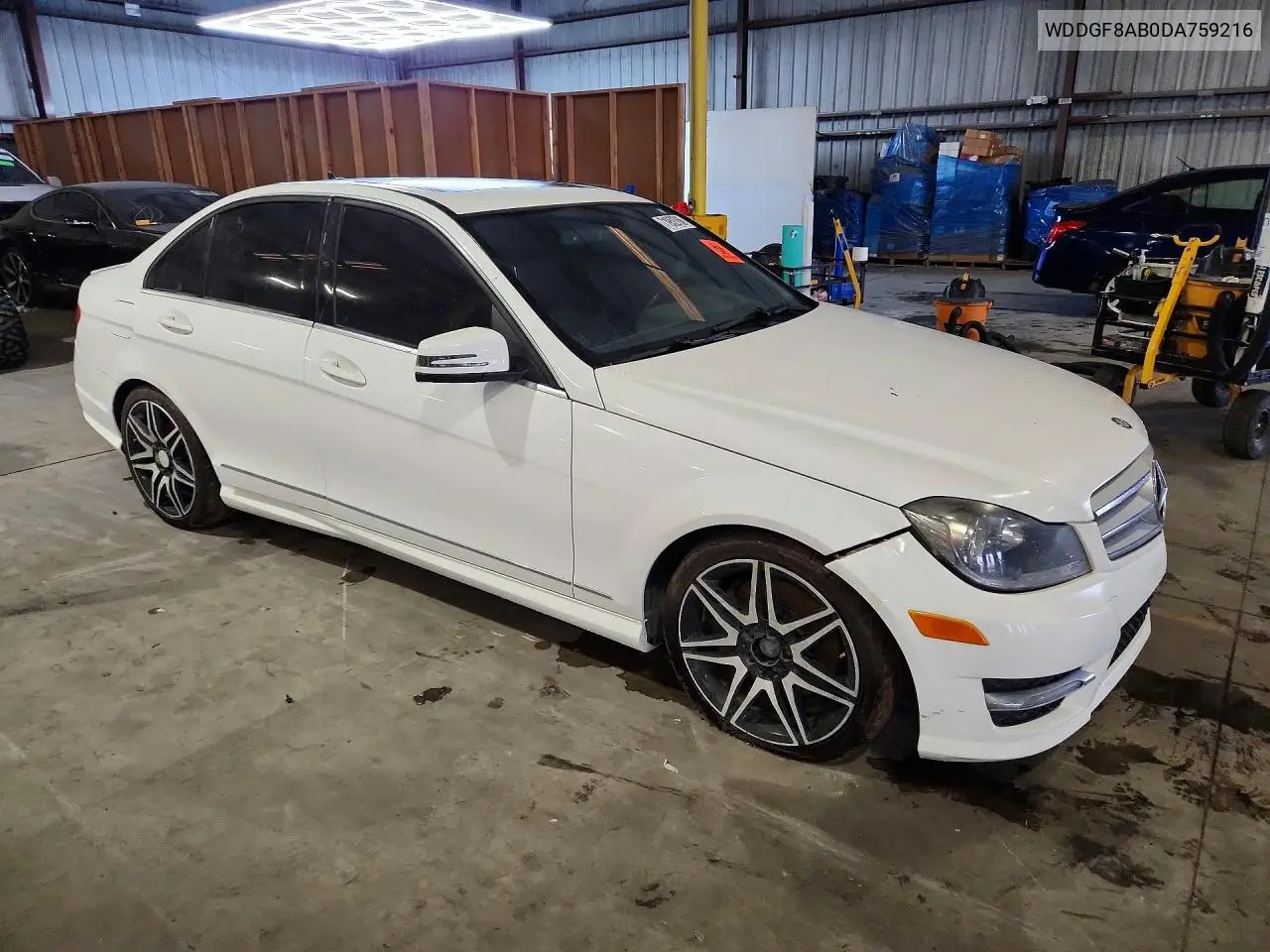2013 MERCEDES C-KLASSE VIN WDDGF8AB0DA759216 — фото 4