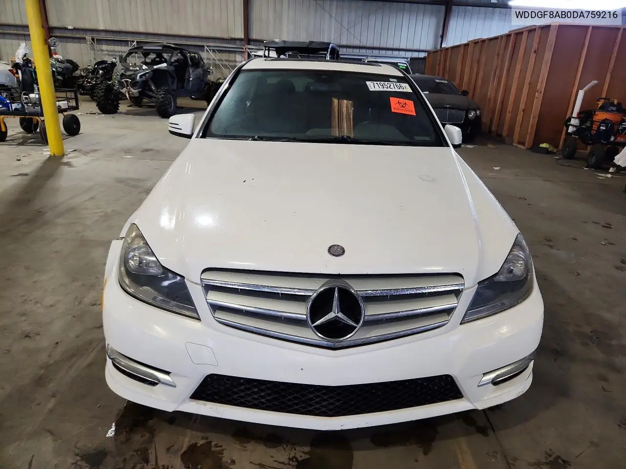 2013 MERCEDES C-KLASSE VIN WDDGF8AB0DA759216 — фото 5