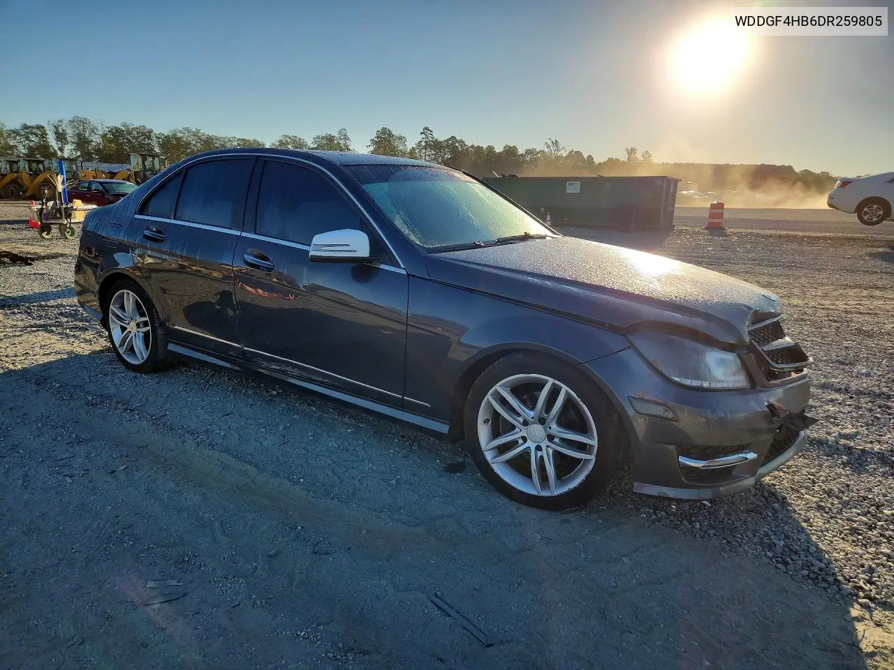 2013 MERCEDES C-KLASSE VIN WDDGF4HB6DR259805 — фото 4